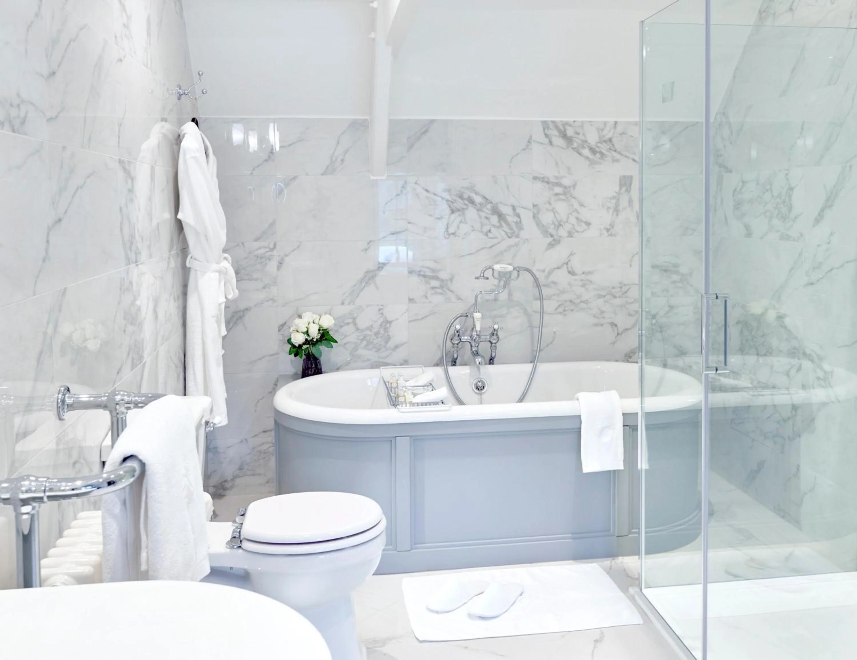 Shower in Matfen Hall Hotel, Golf & Spa