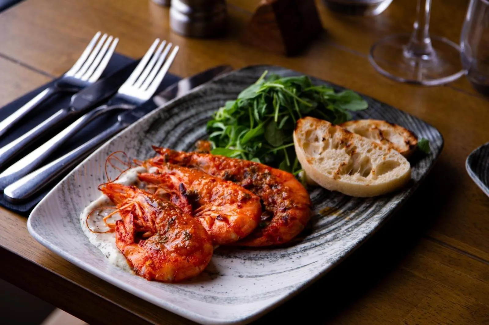 Food and drinks in The Kings Head Inn, home of The Acle Steak