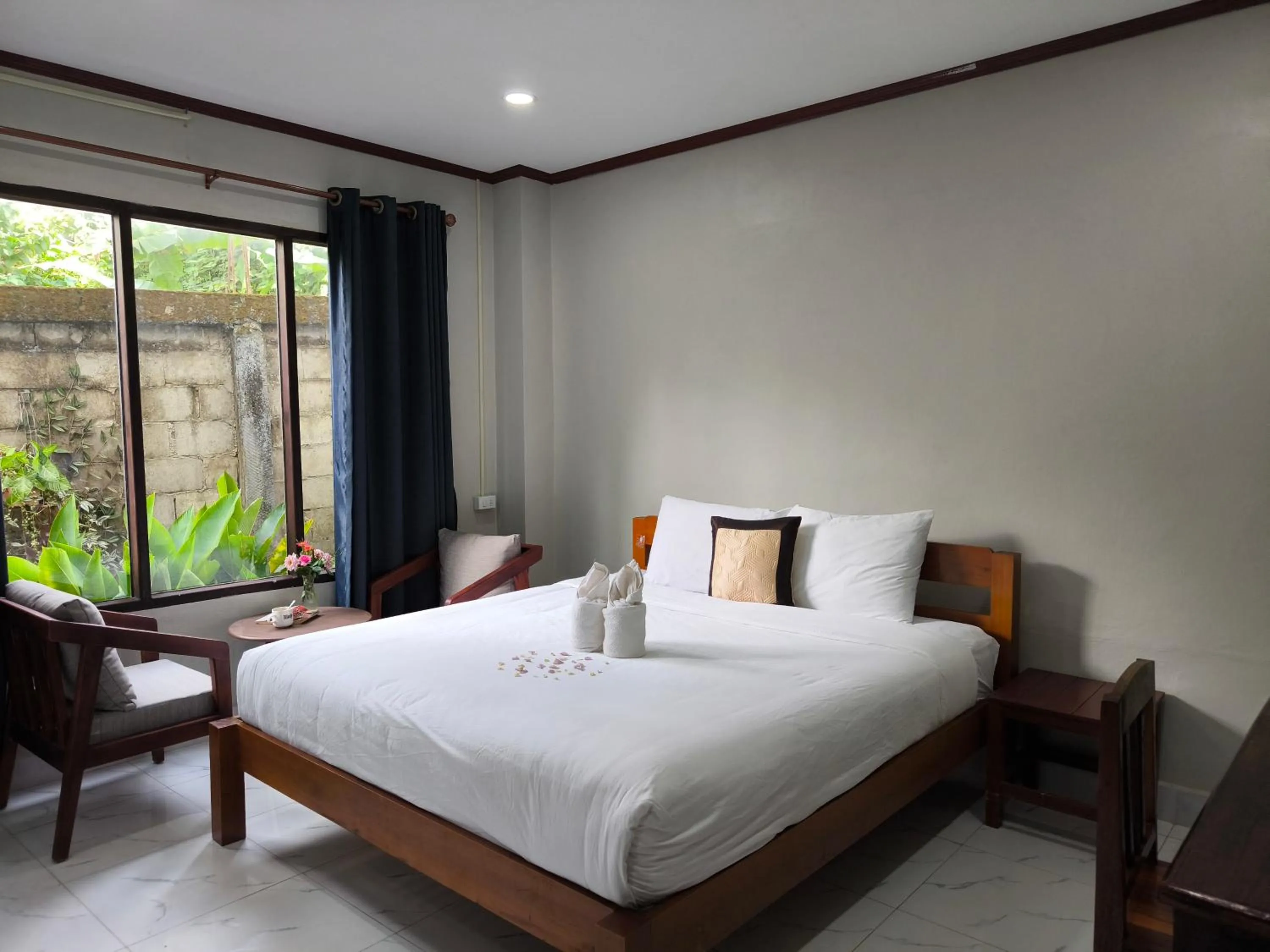 Bed in Vang Vieng Champa Resort