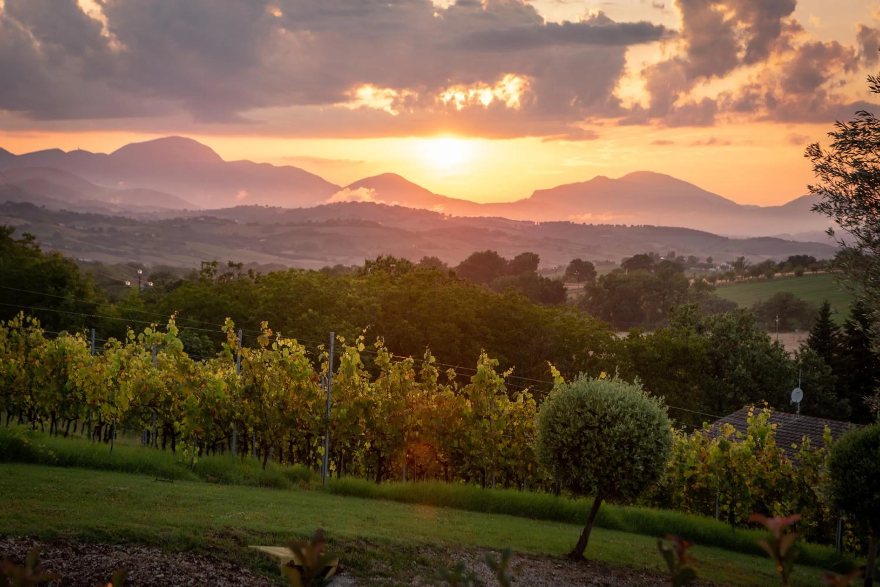 Sunset in Casa Grimaldi Hotel & Restaurant tre stelle S