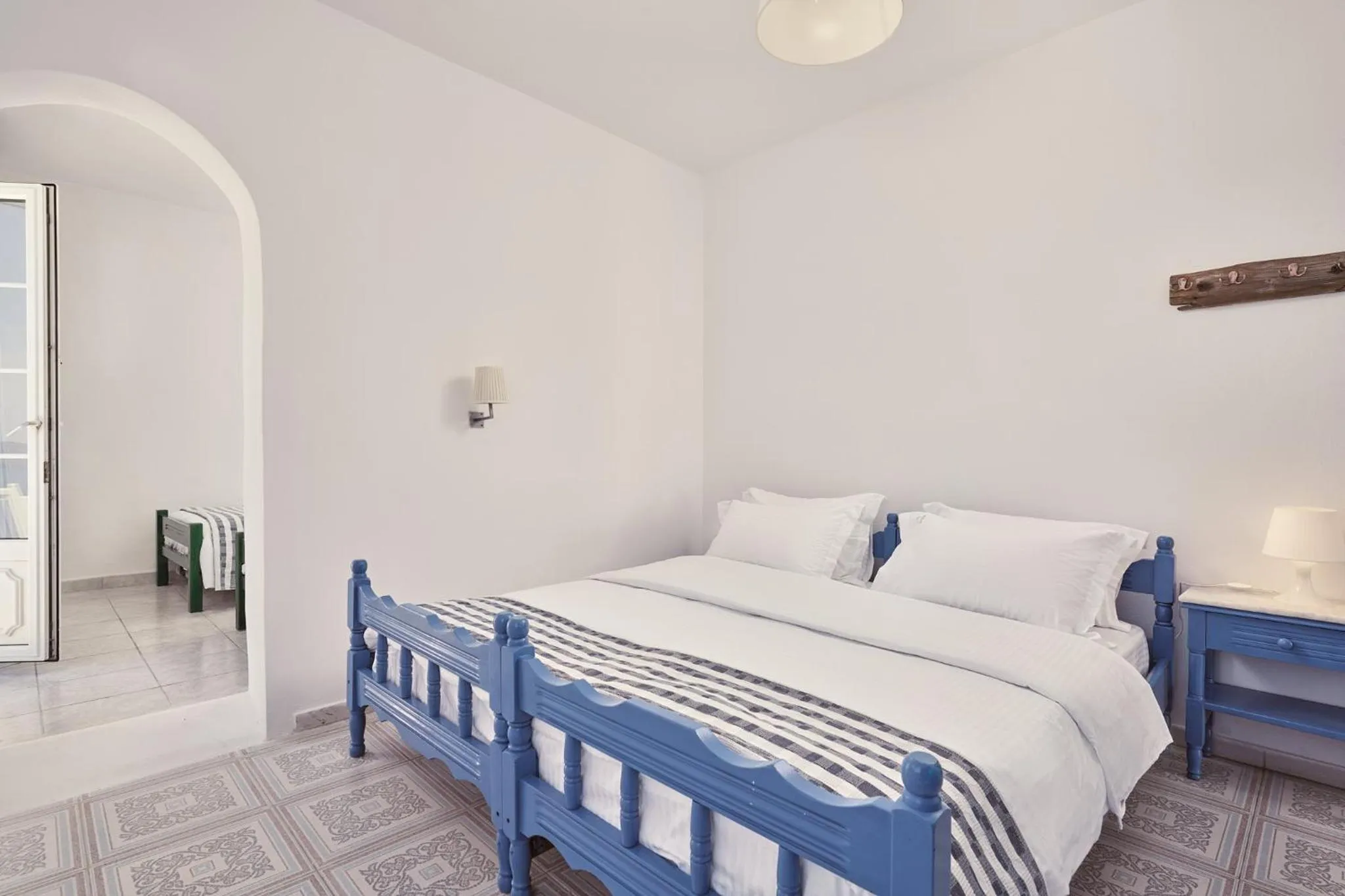 Bed in Amphitheater Cave Houses