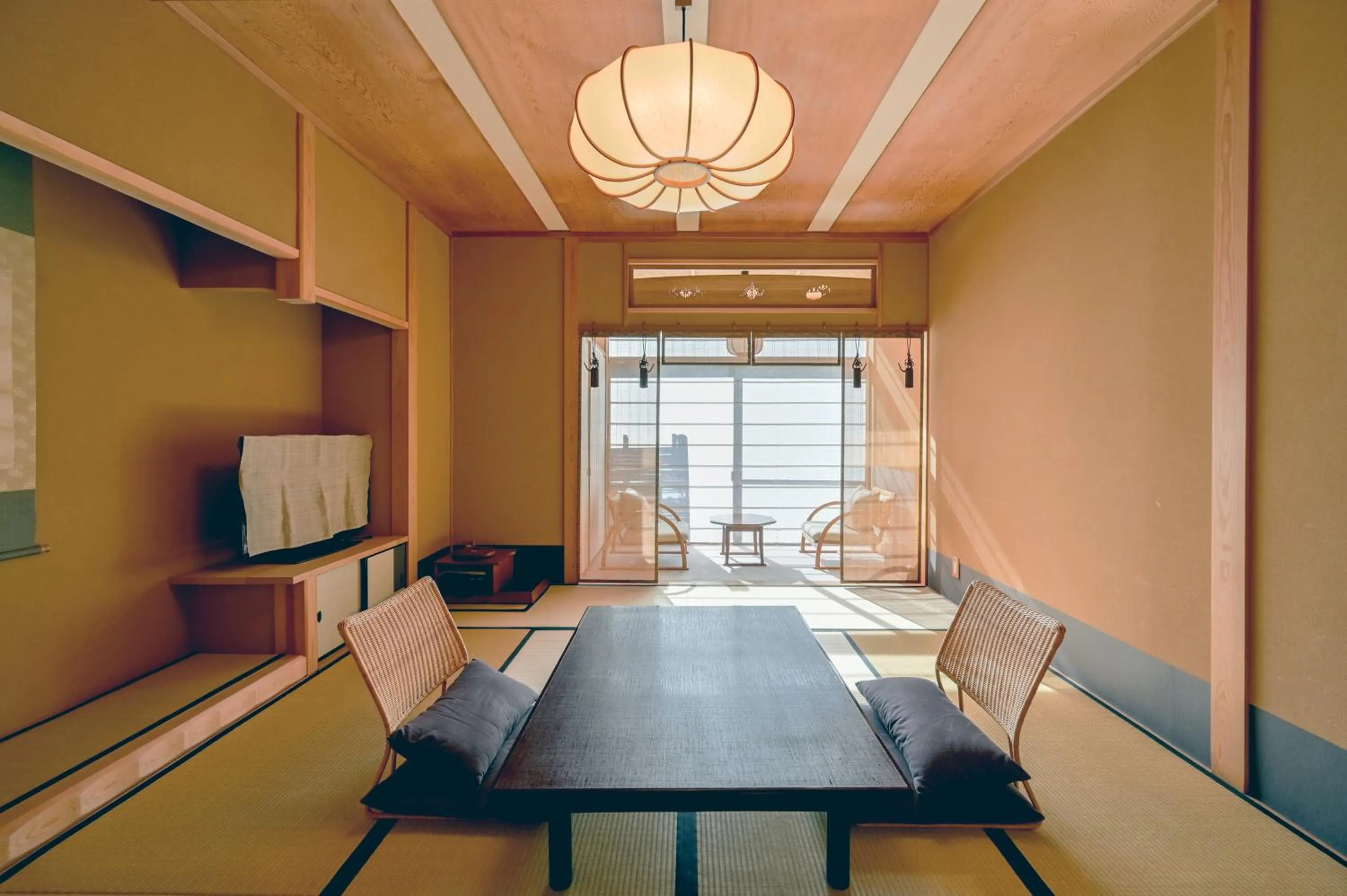 Living room in Fukiya Ryokan