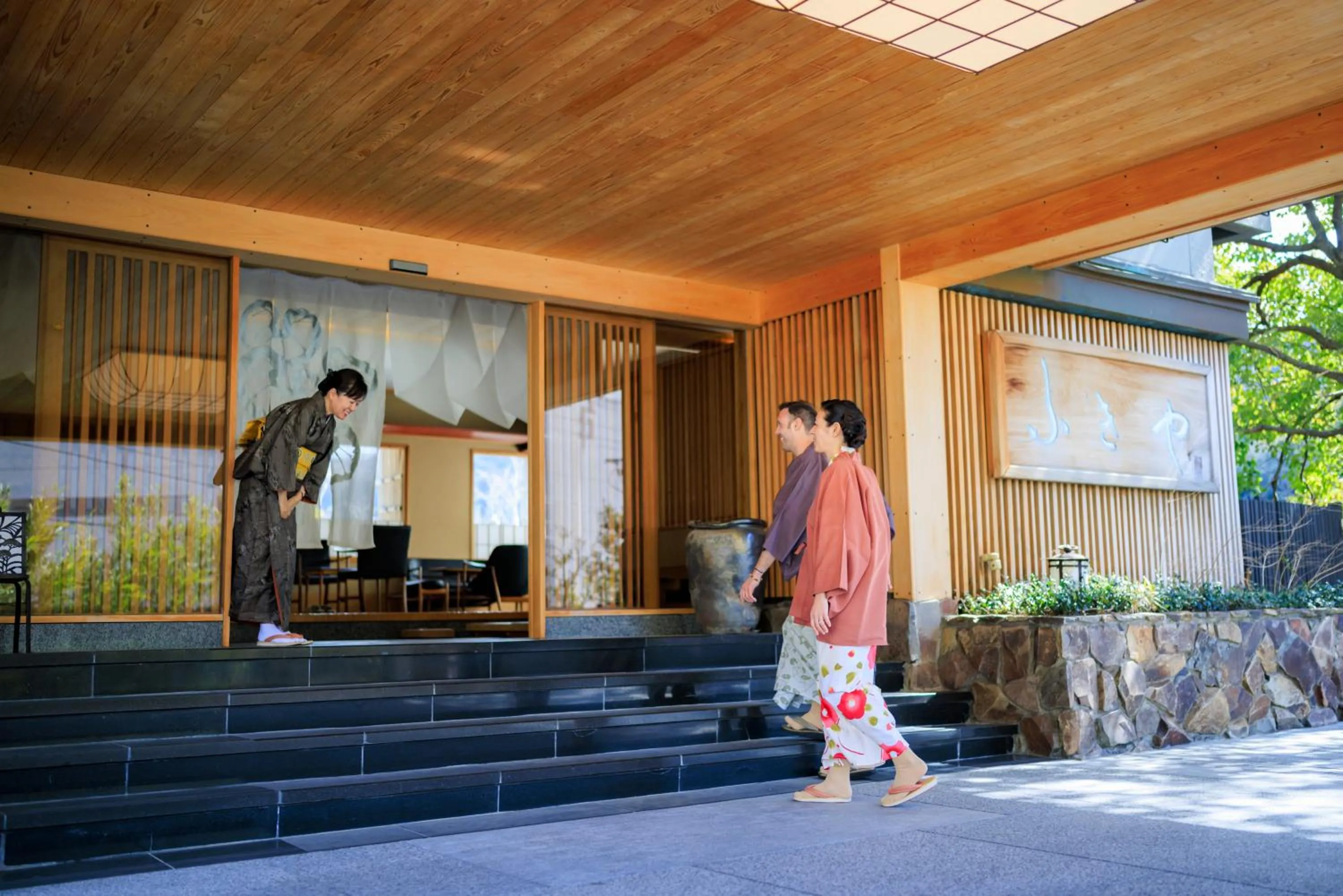 Facade/entrance in Fukiya Ryokan