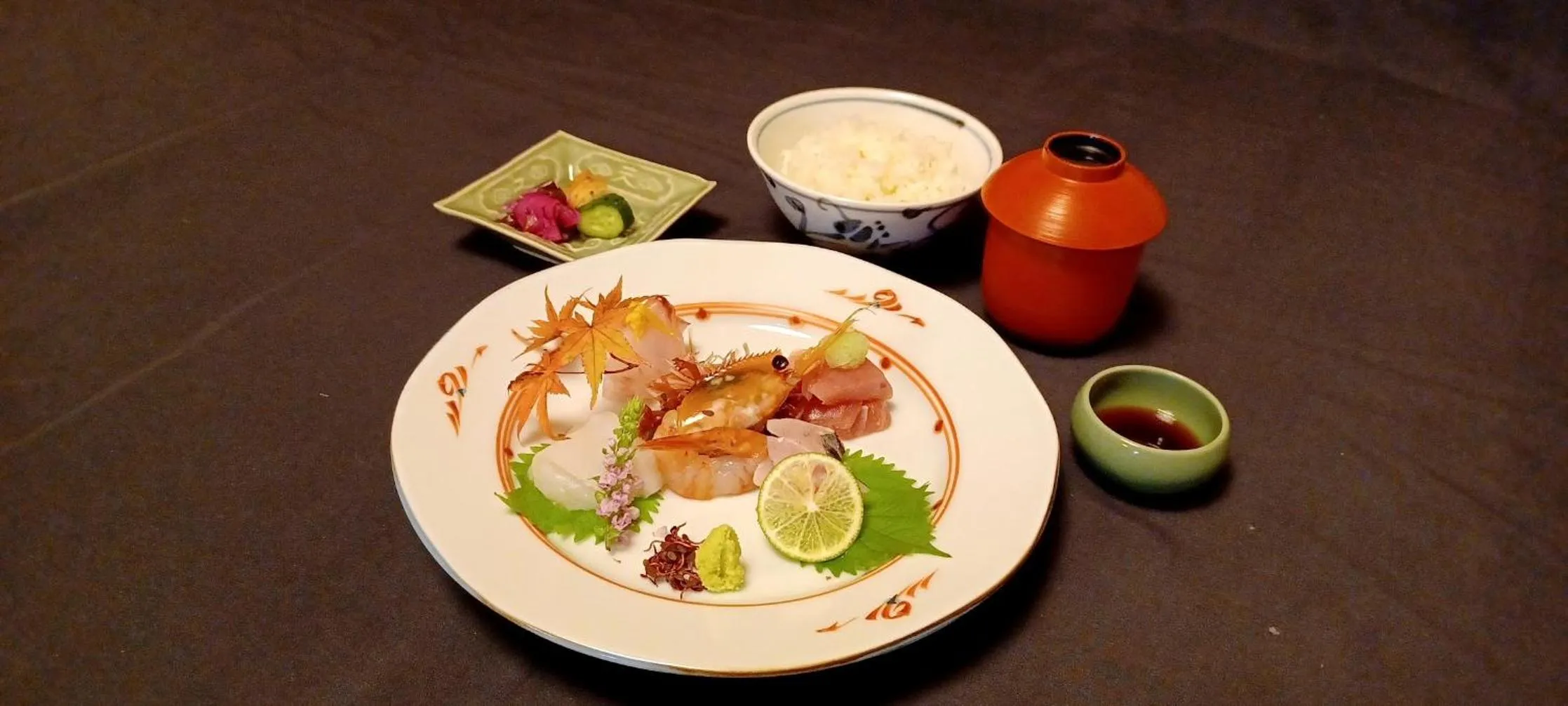 Food and drinks in Fukiya Ryokan