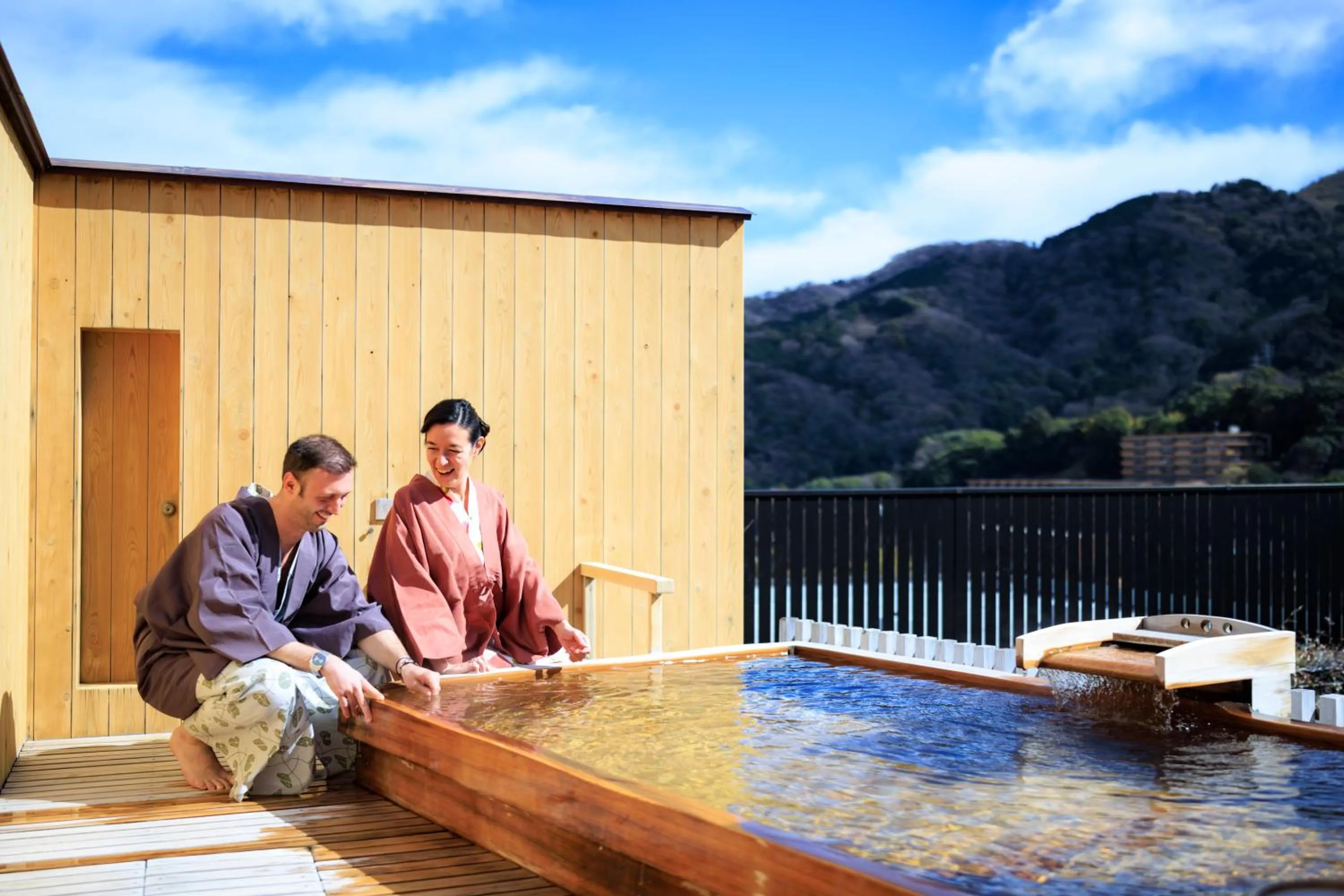 Hot Spring Bath in Fukiya Ryokan