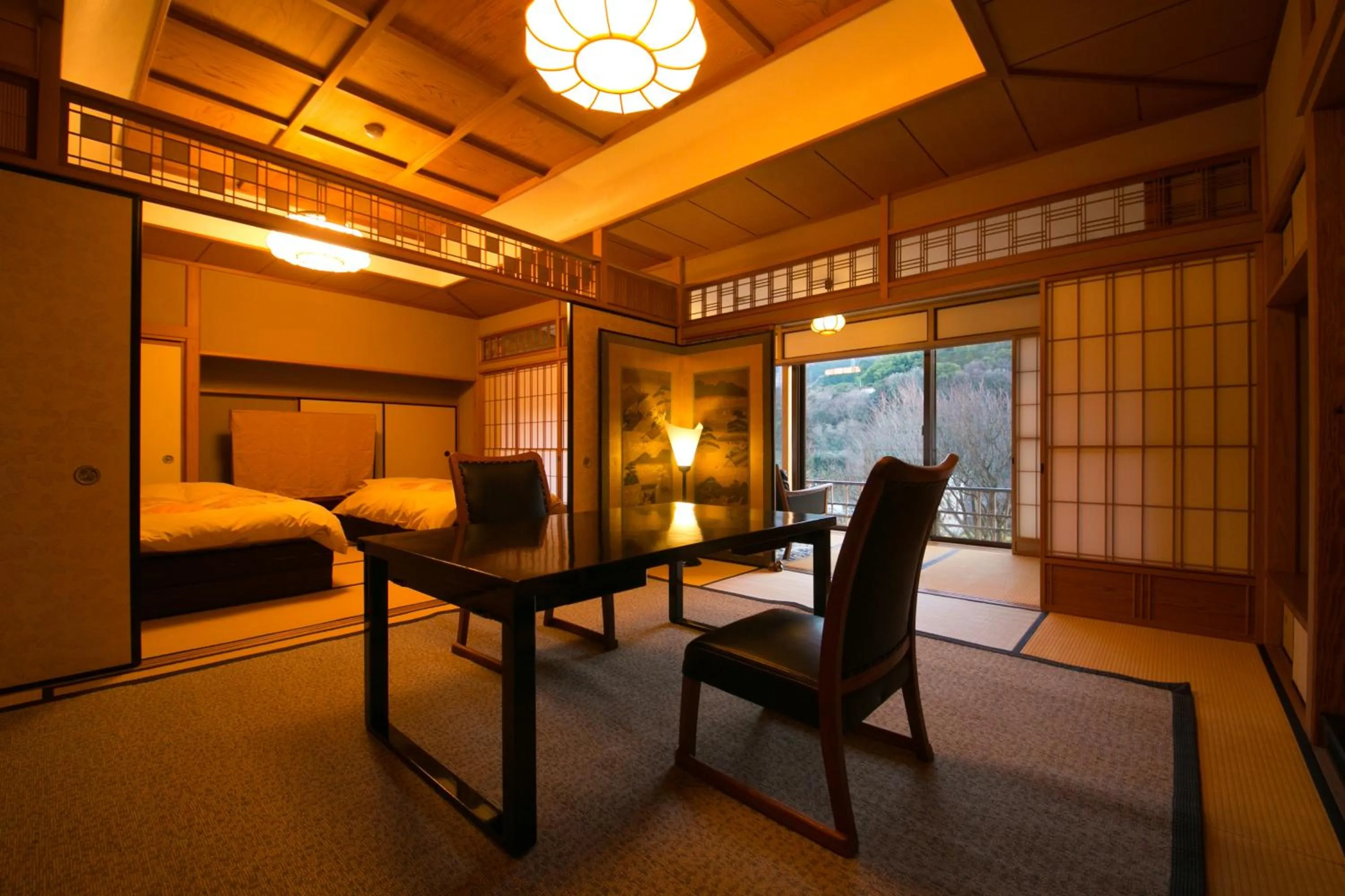 Photo of the whole room, Bed in Fukiya Ryokan
