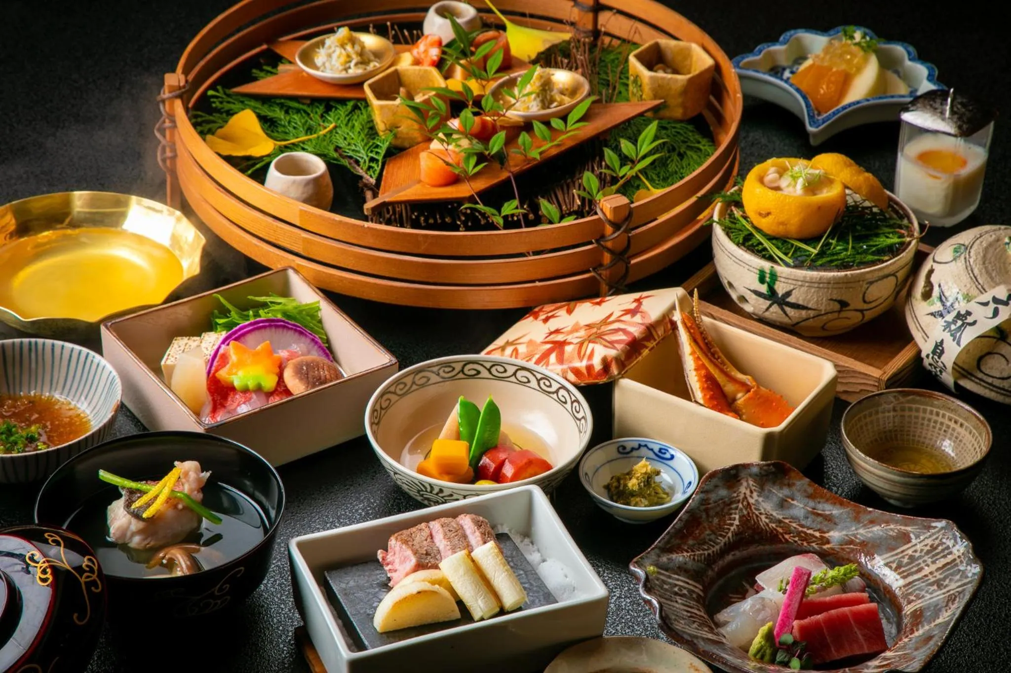 Dinner in Fukiya Ryokan