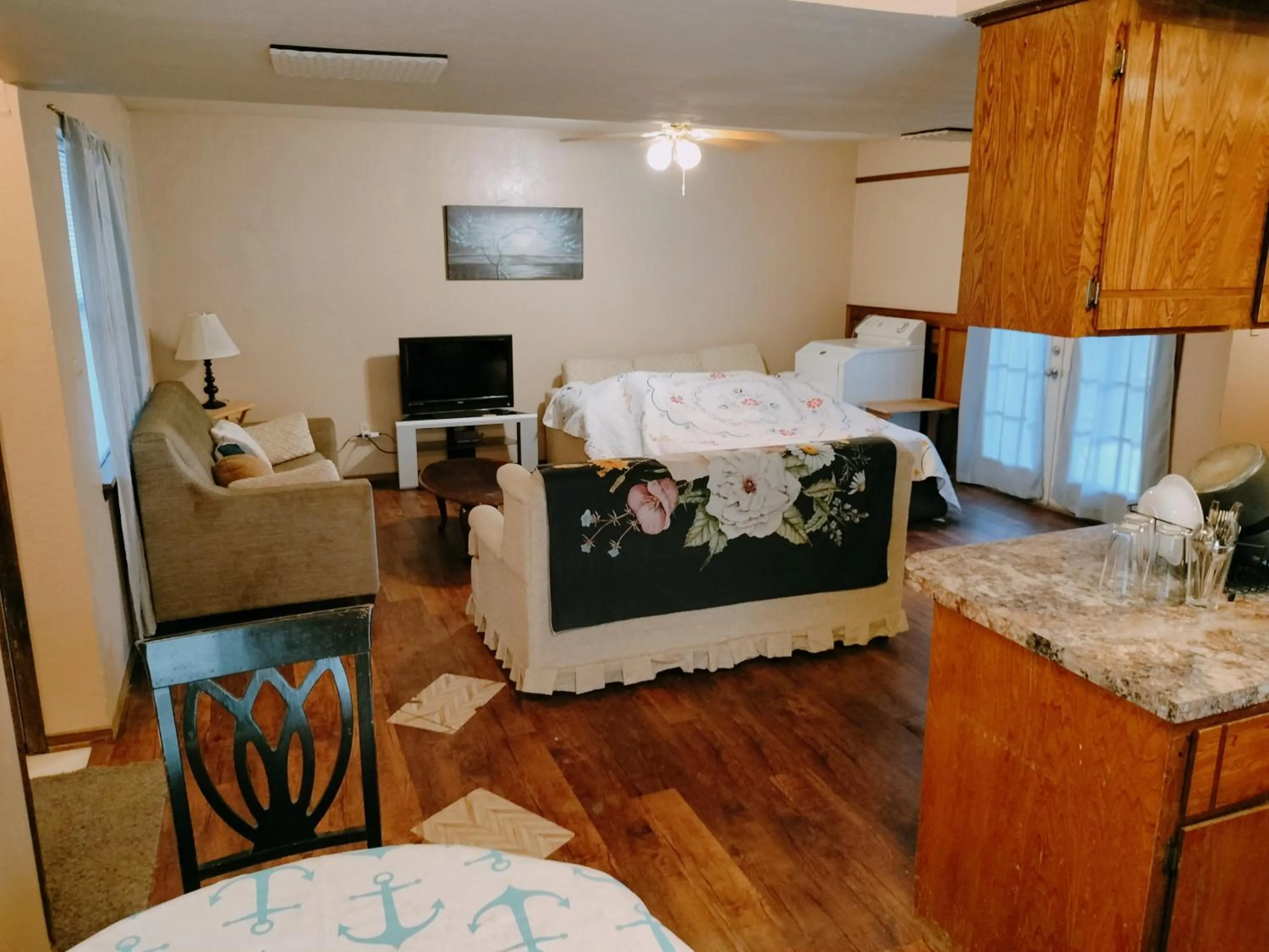 Bed in Golden Sunflower's Apt D