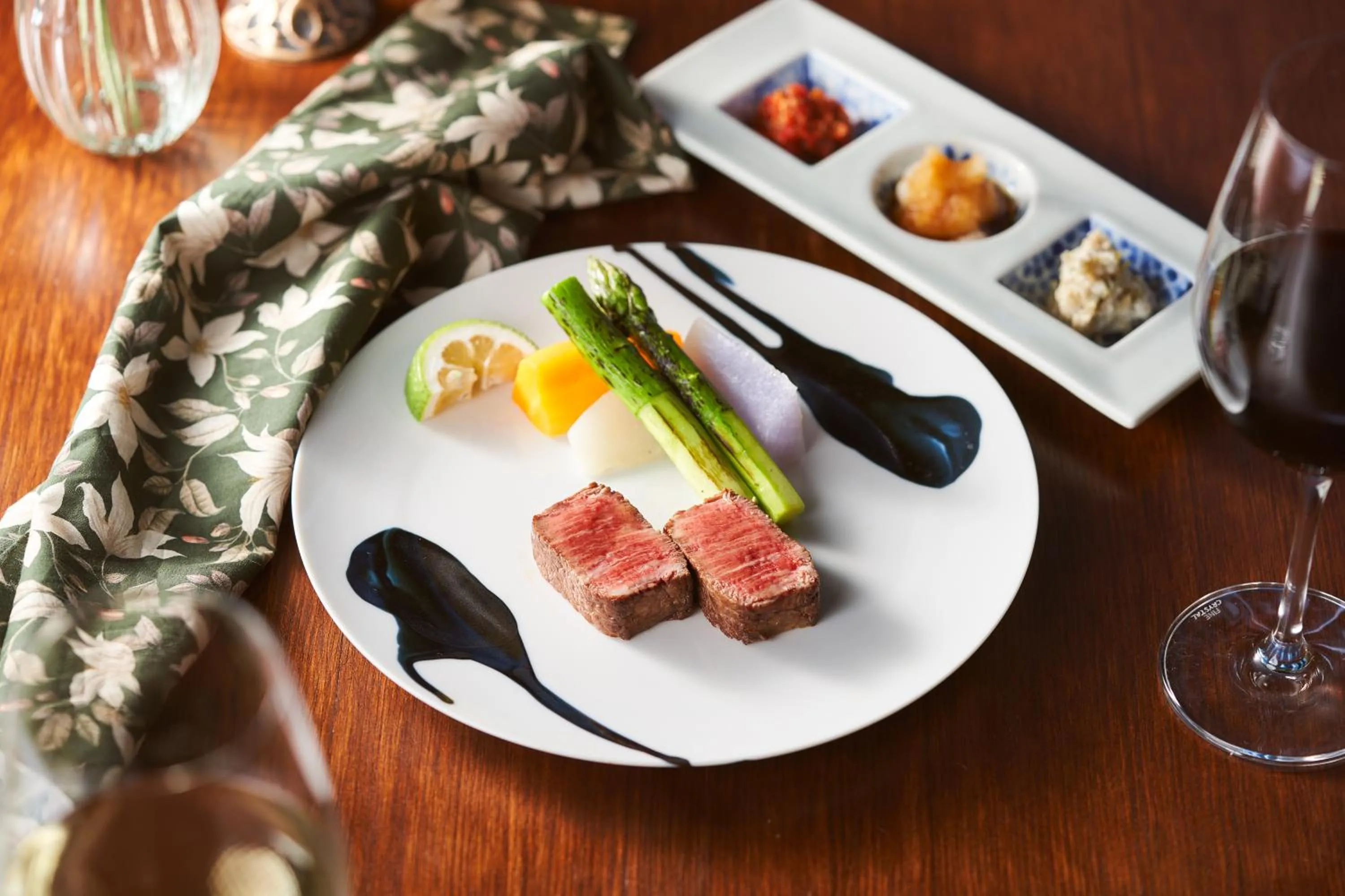 Dinner in LONGINGHOUSE Kyukaruizawa Suwanomori