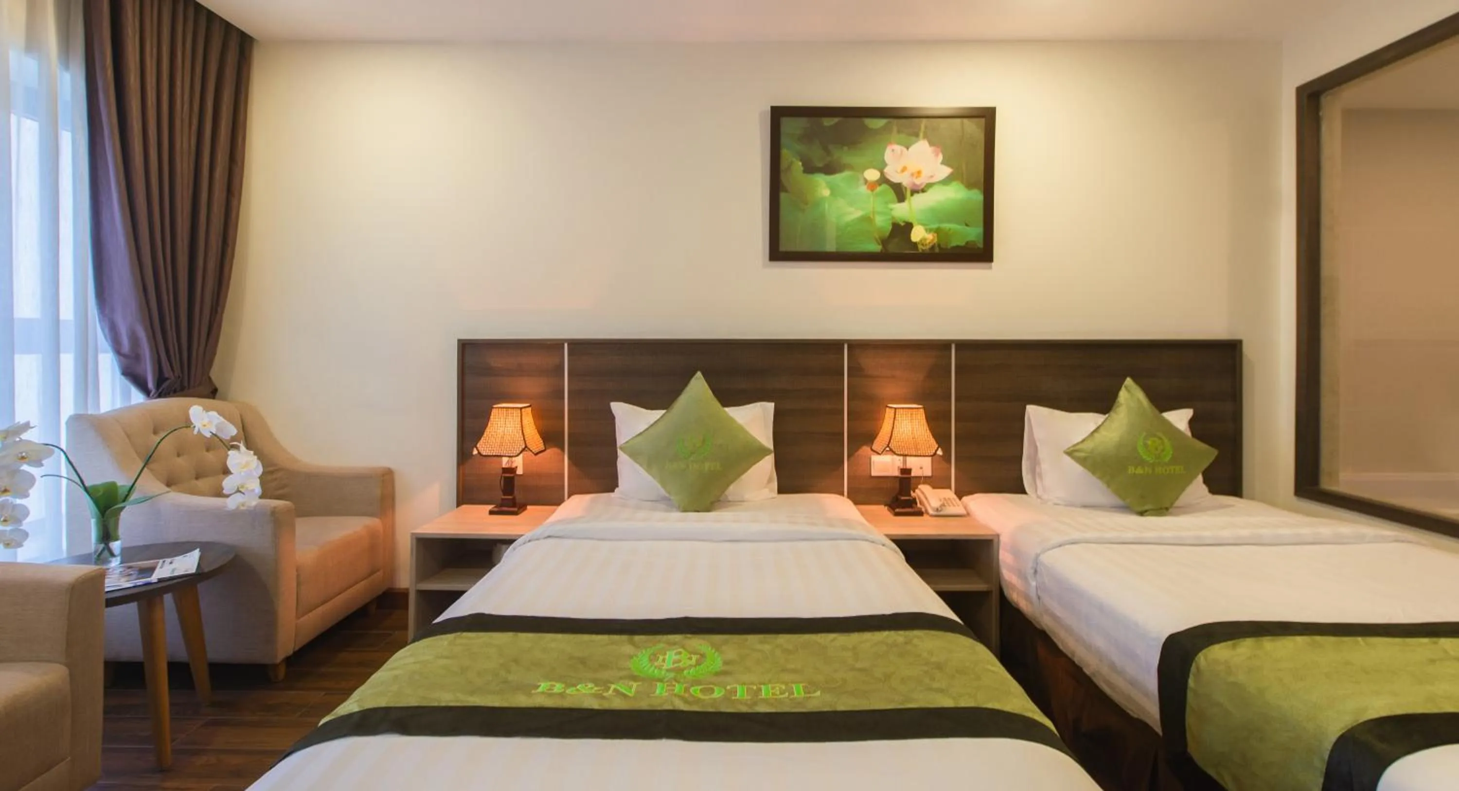 Bed in BN Boutique Nha Trang Beach