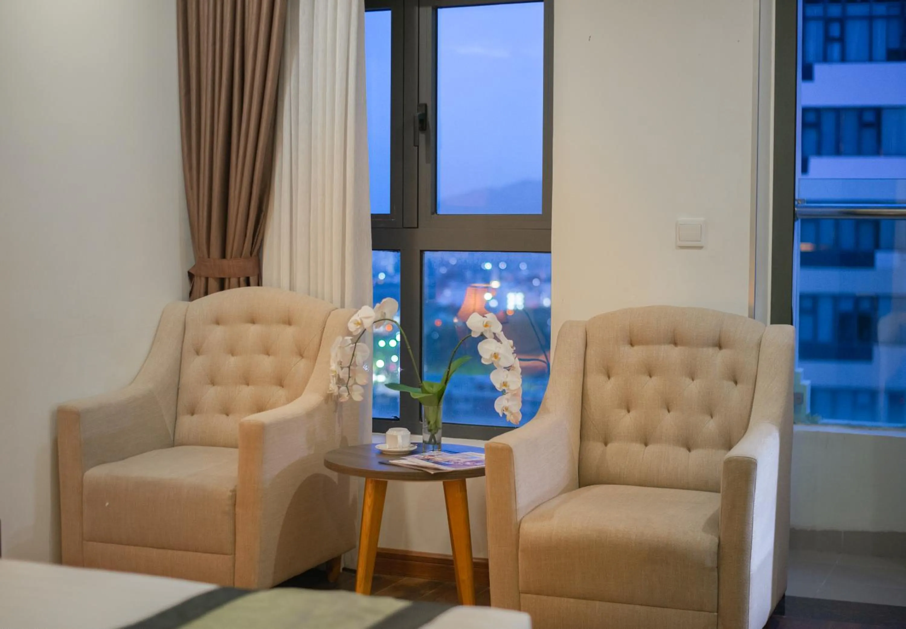 Seating area in BN Boutique Nha Trang Beach