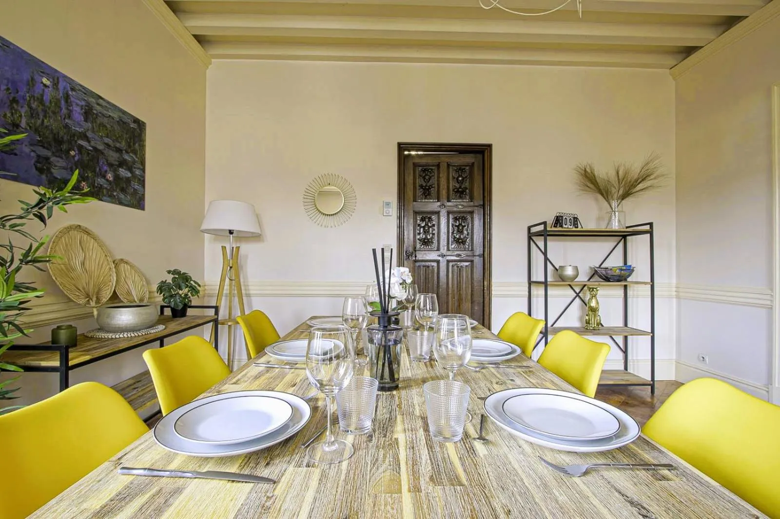 Seating area in La Villa Bligny