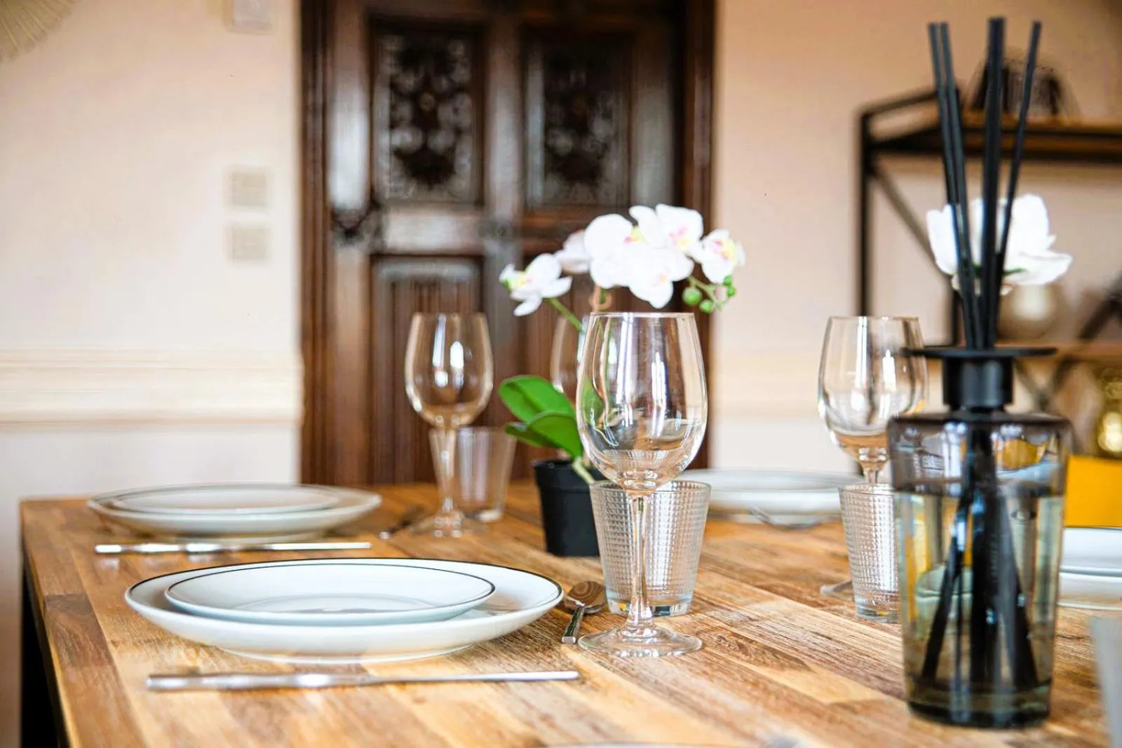 Dining area in La Villa Bligny