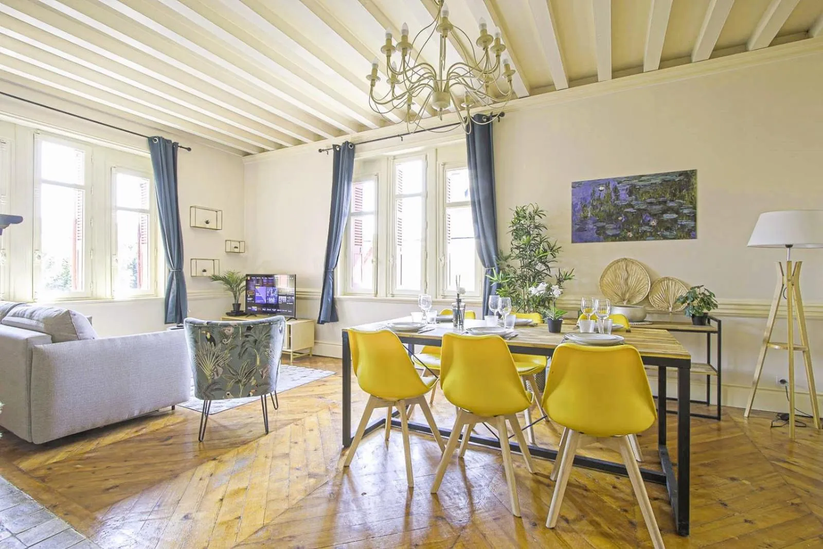 Living room in La Villa Bligny