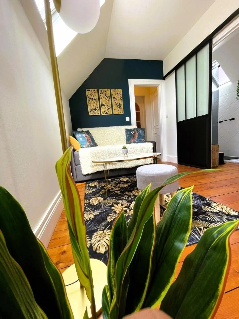 Living room in La Villa Bligny