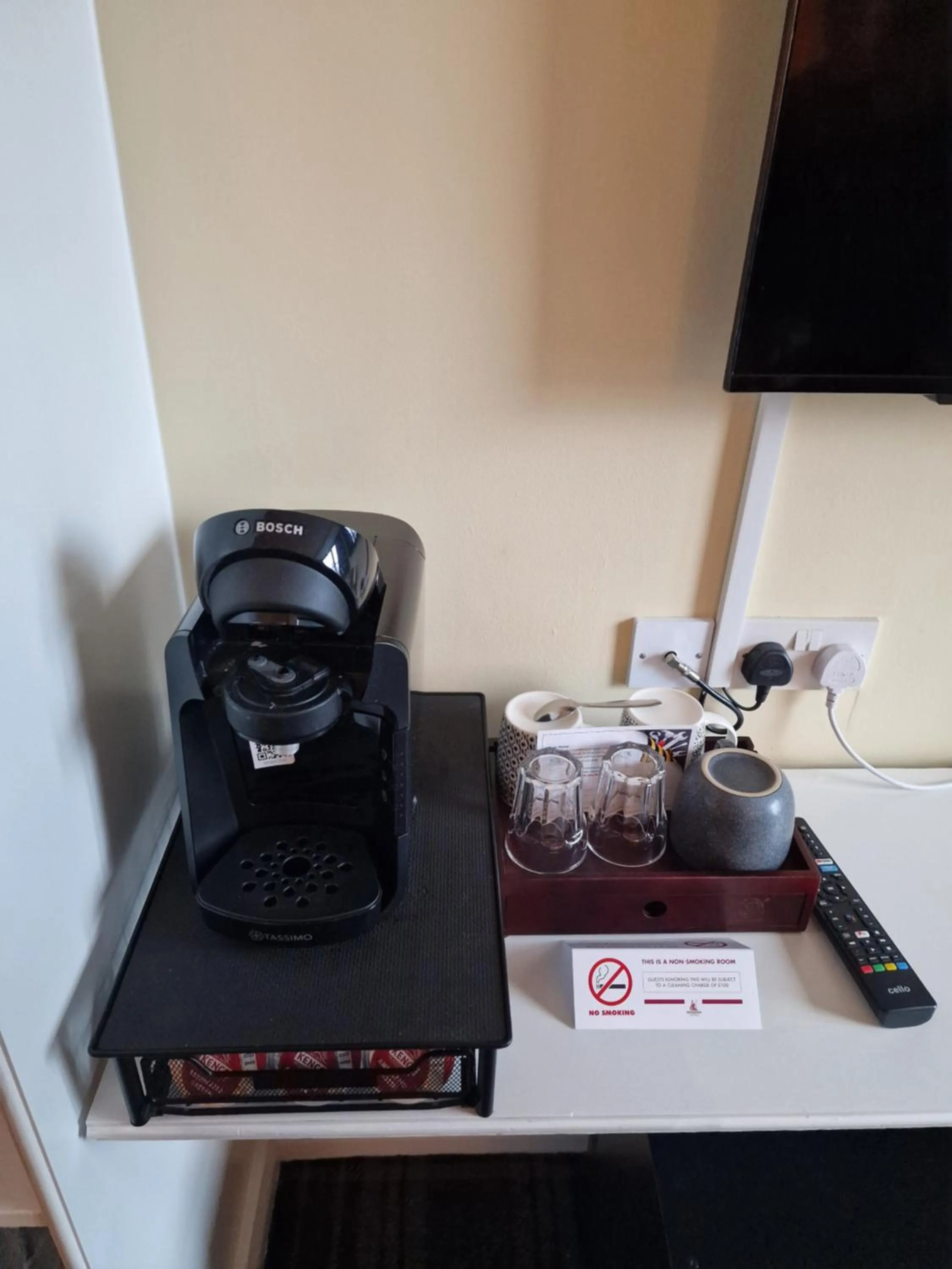 Coffee/tea facilities in Britannia Inn Glasgow