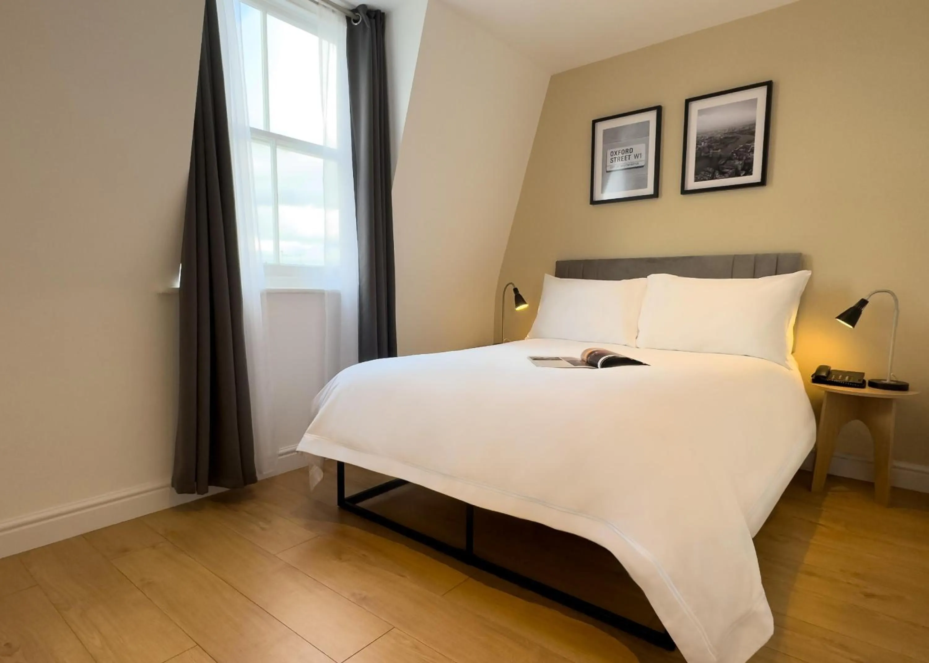 Bed in Berjaya Eden Park London Hotel