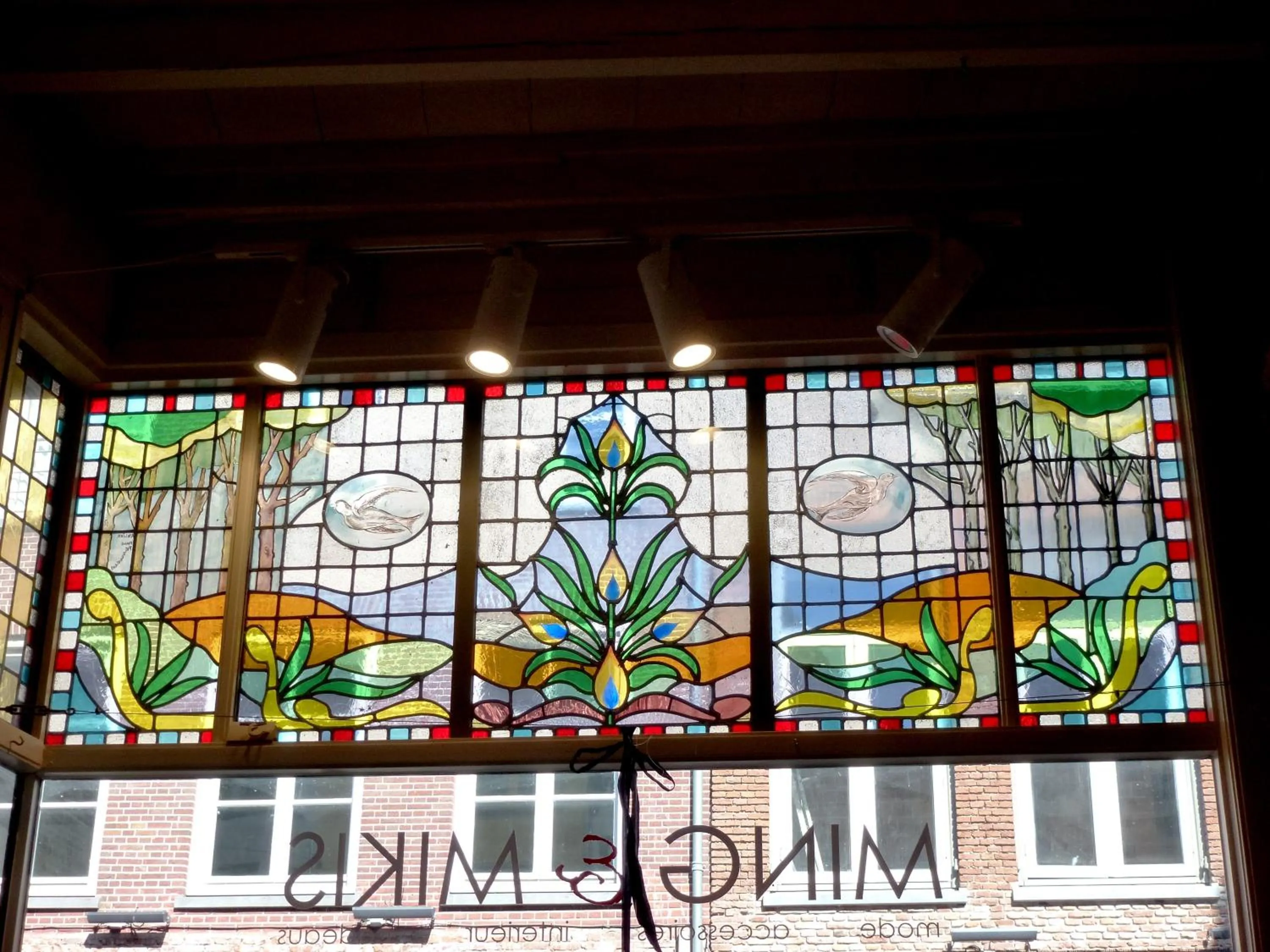 Decorative detail in De Bronzen Koets