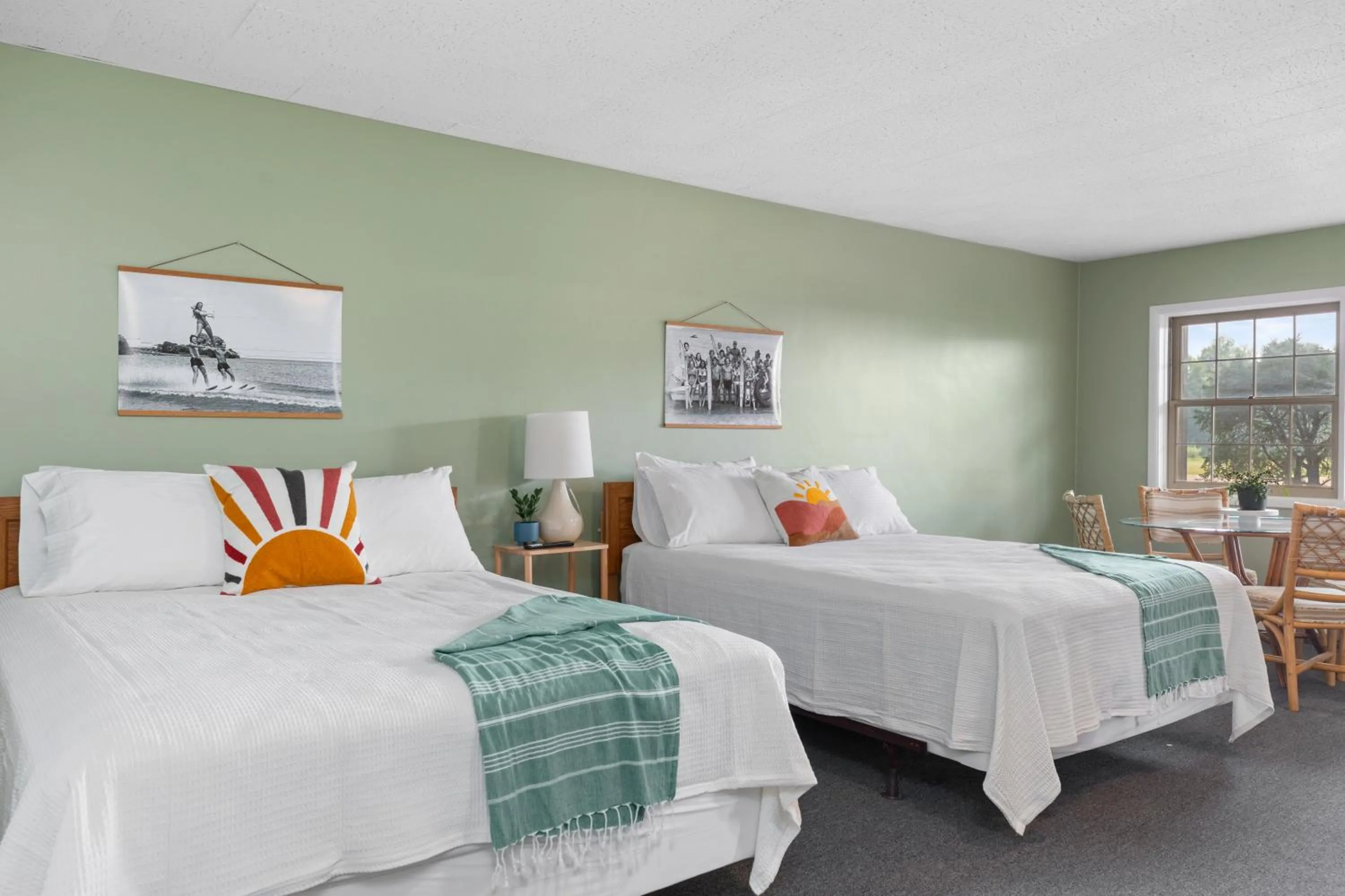 Bed in Motel Bear Lake