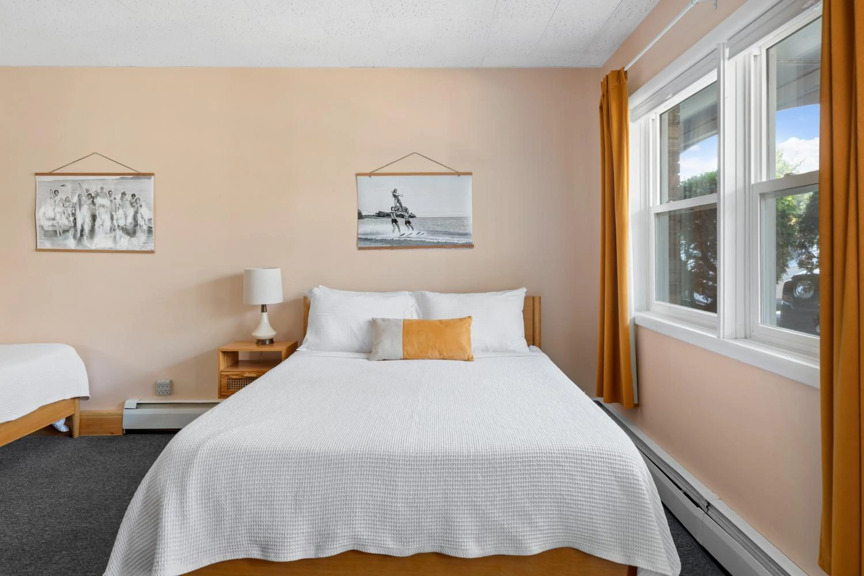 Bed in Motel Bear Lake