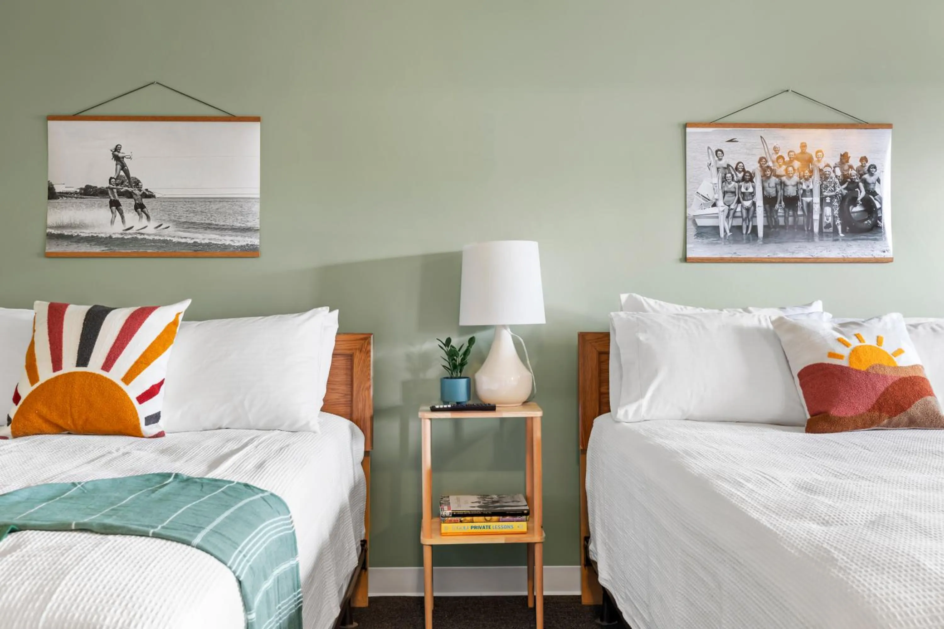 Bed in Motel Bear Lake