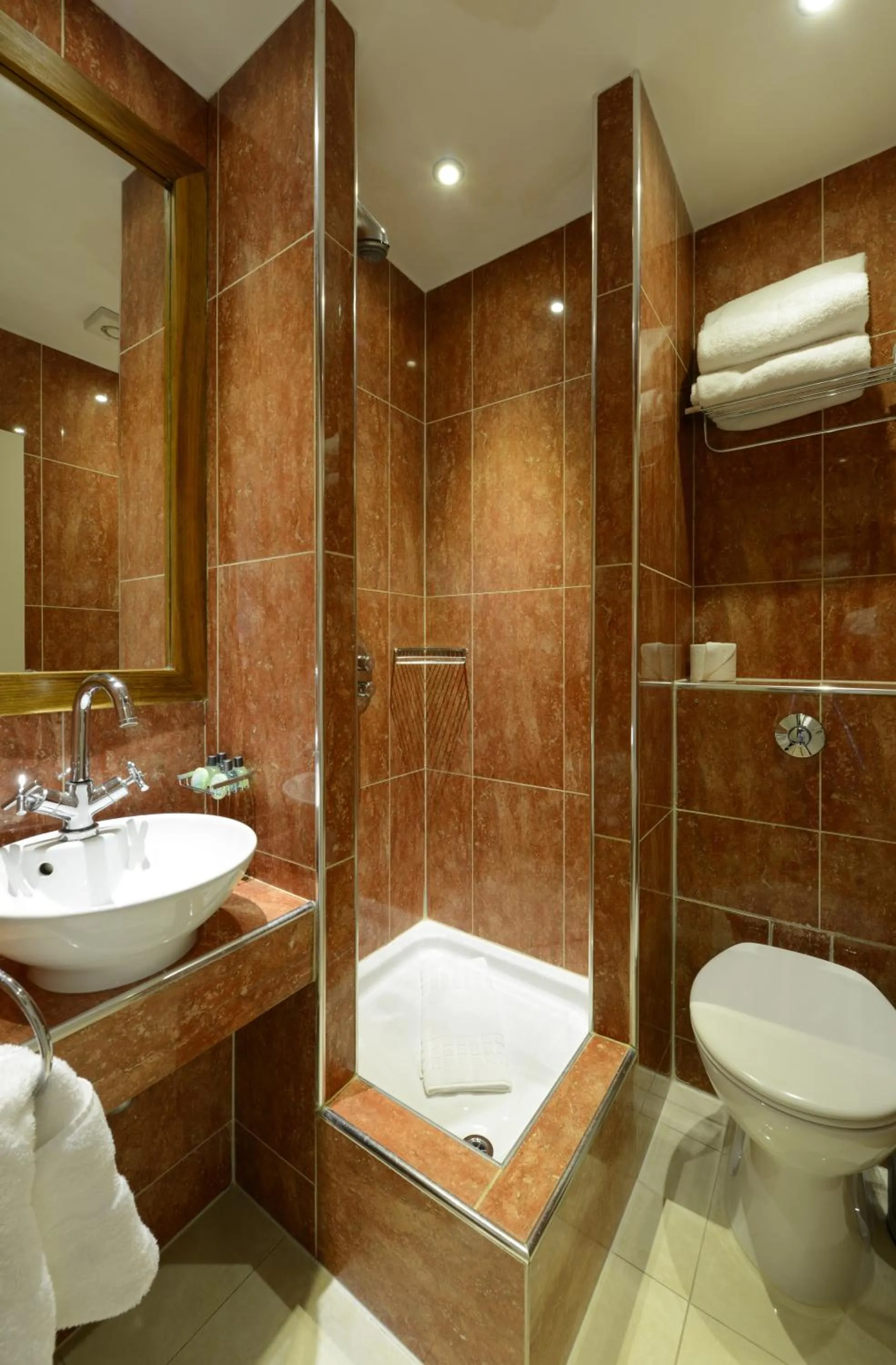 Shower in New Linden Hotel