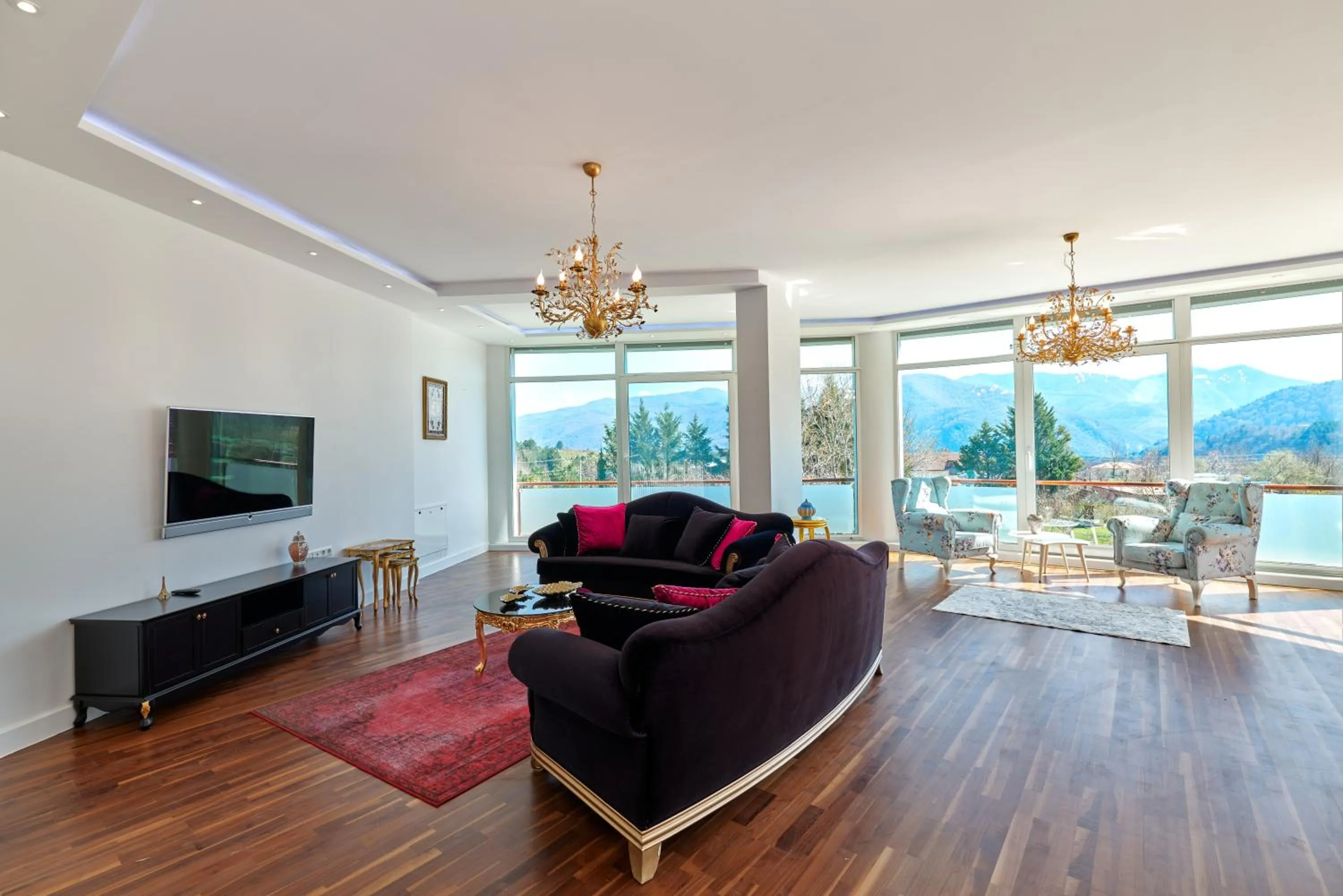 Communal lounge/ TV room in Beyaz Köşk Geyve