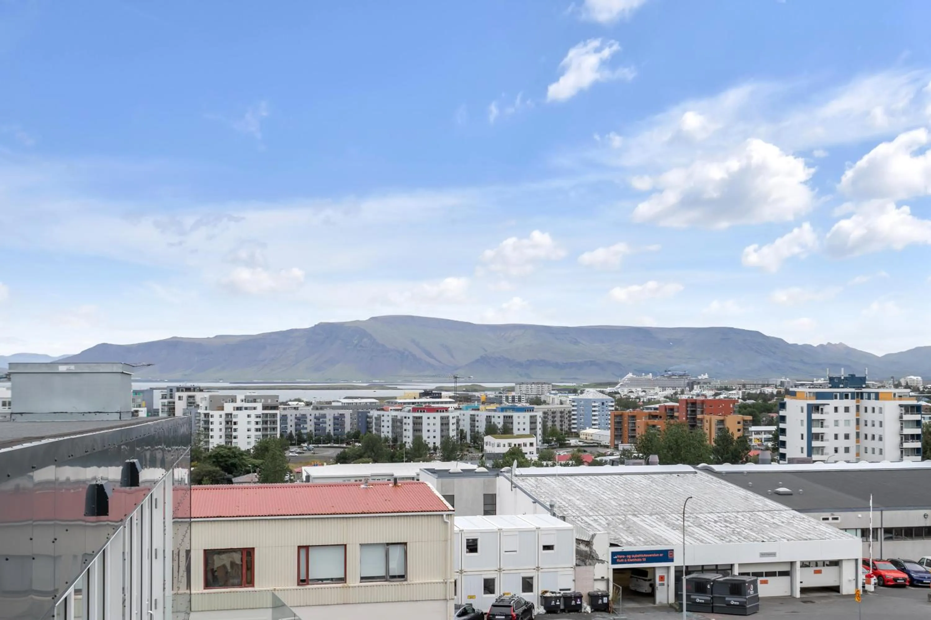 Mountain view in Hotel Aska