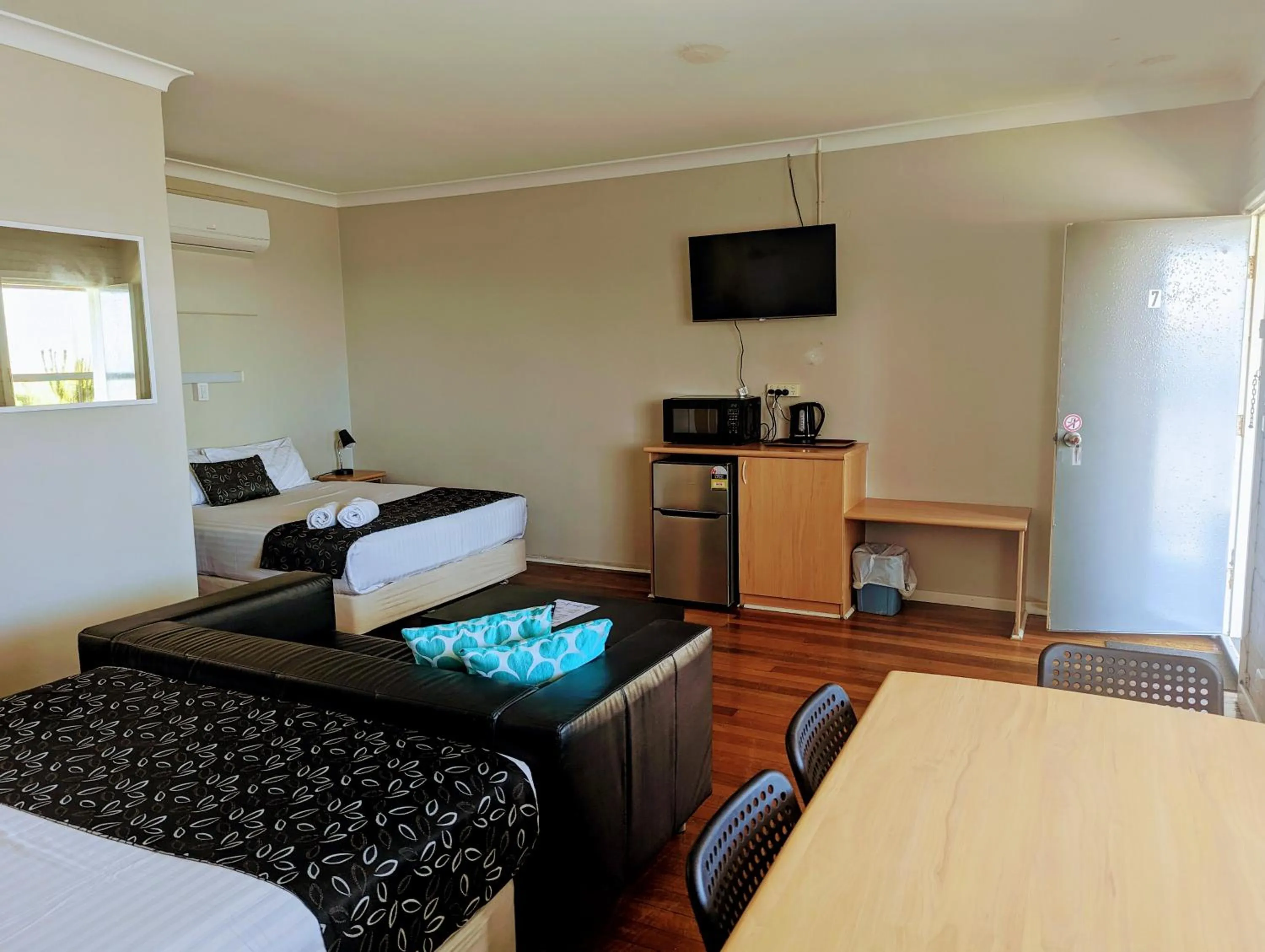 Bed in Ocean Drive Motel