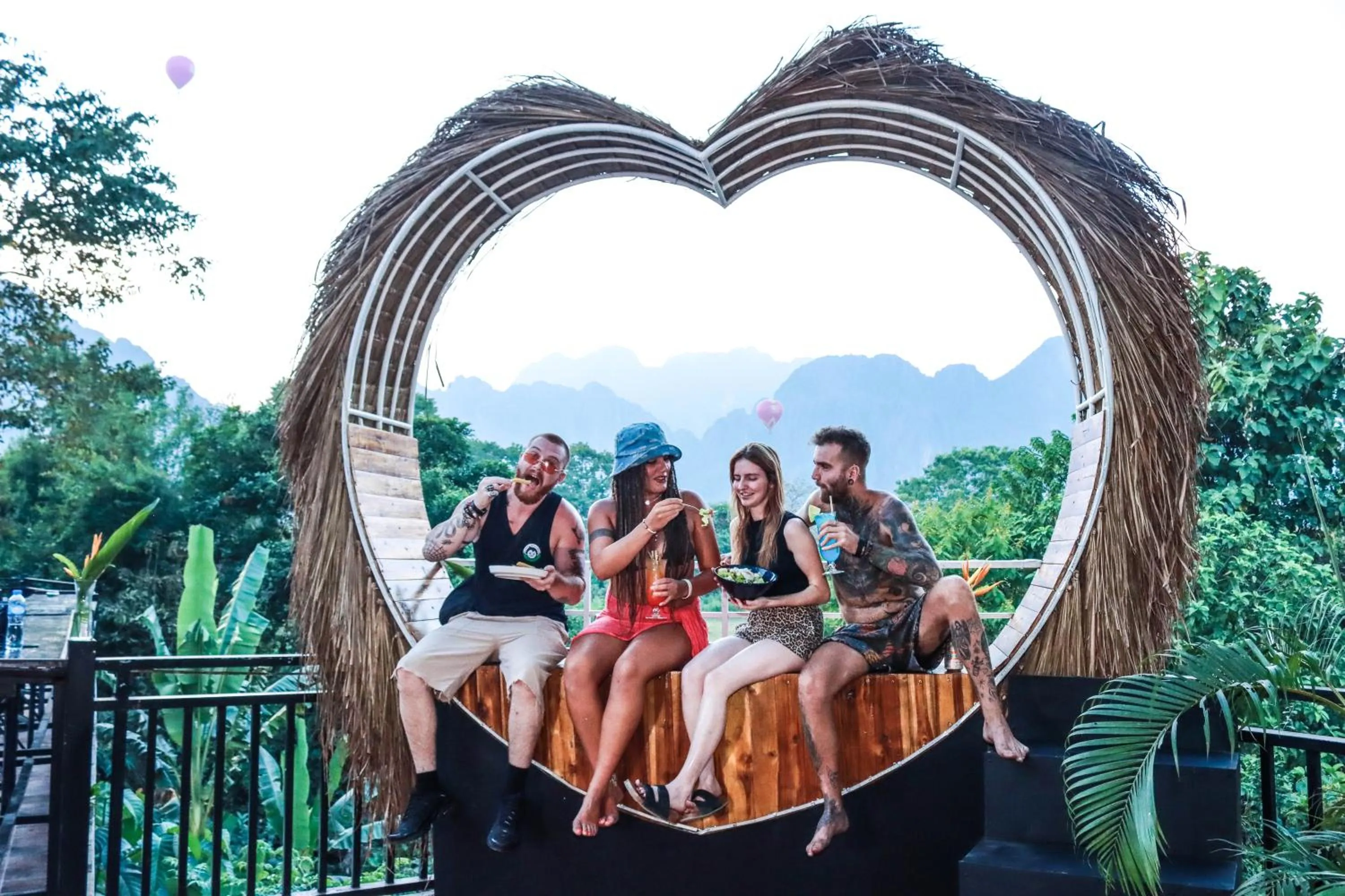 View (from property/room) in Mad Monkey Vang Vieng