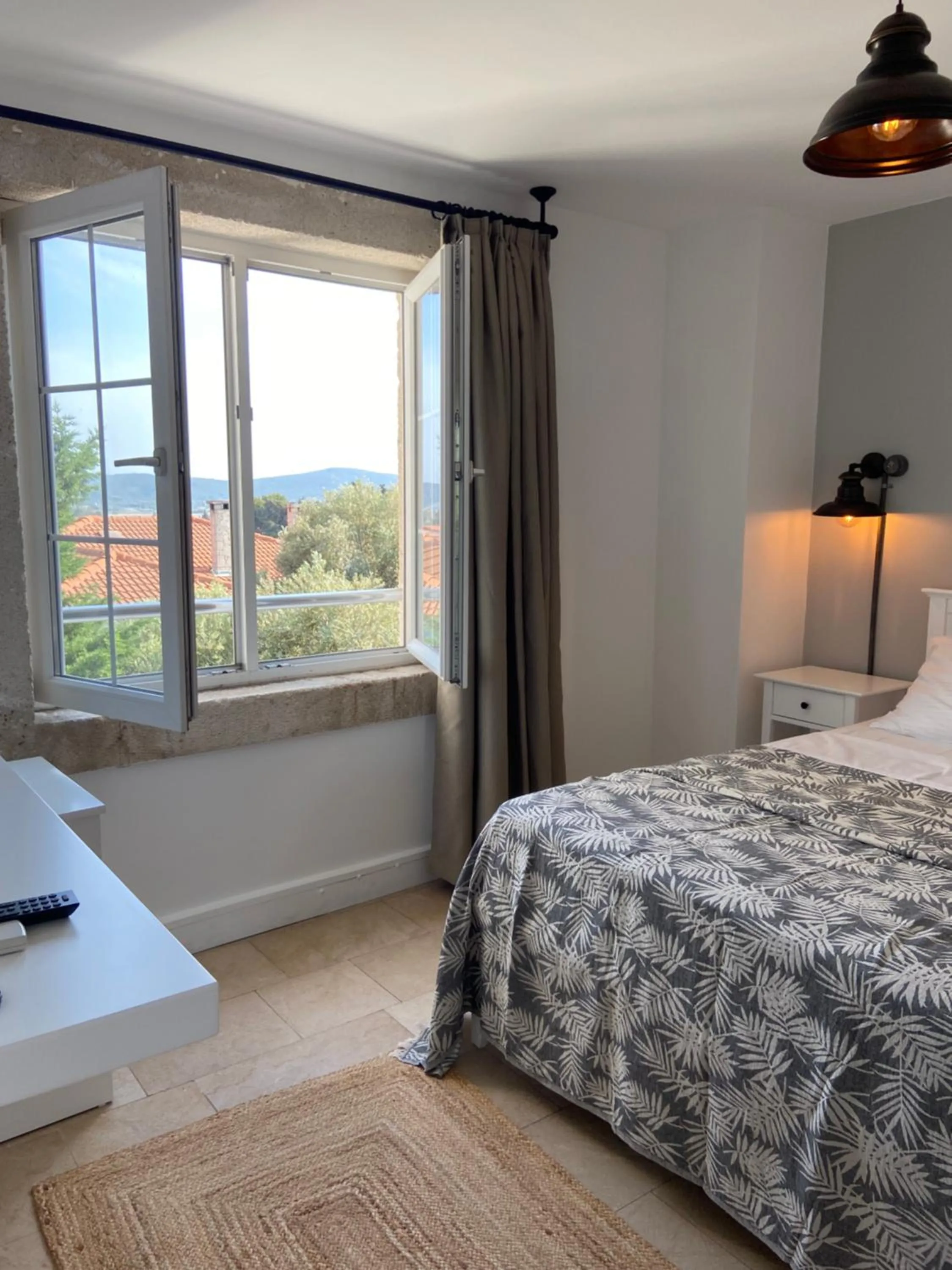 Bed in Alacati Moonbox Hotel