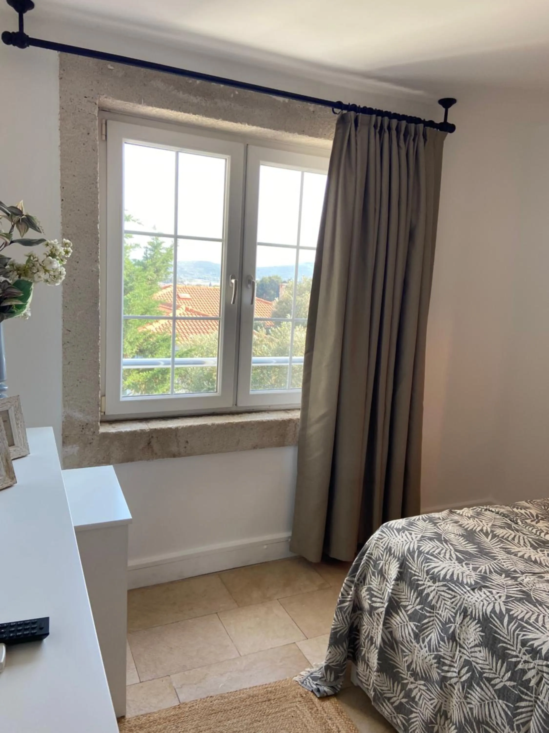 Bed in Alacati Moonbox Hotel