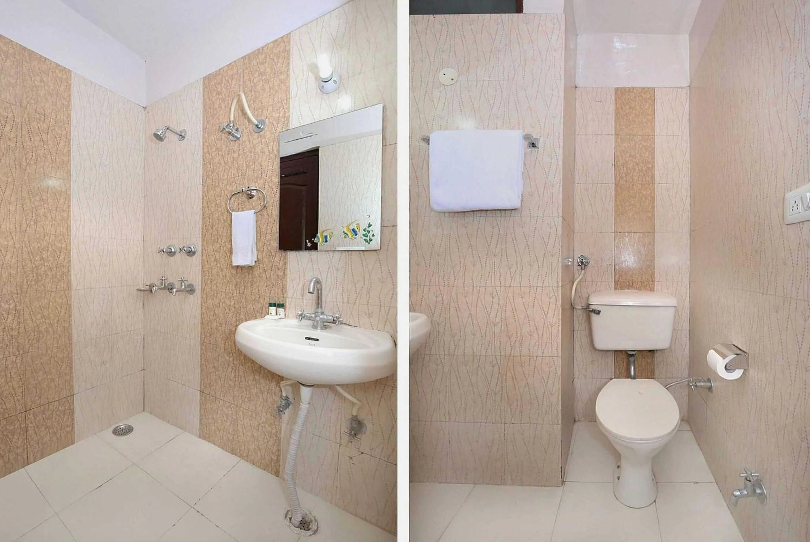 Bathroom in Hotel O Sangam 45