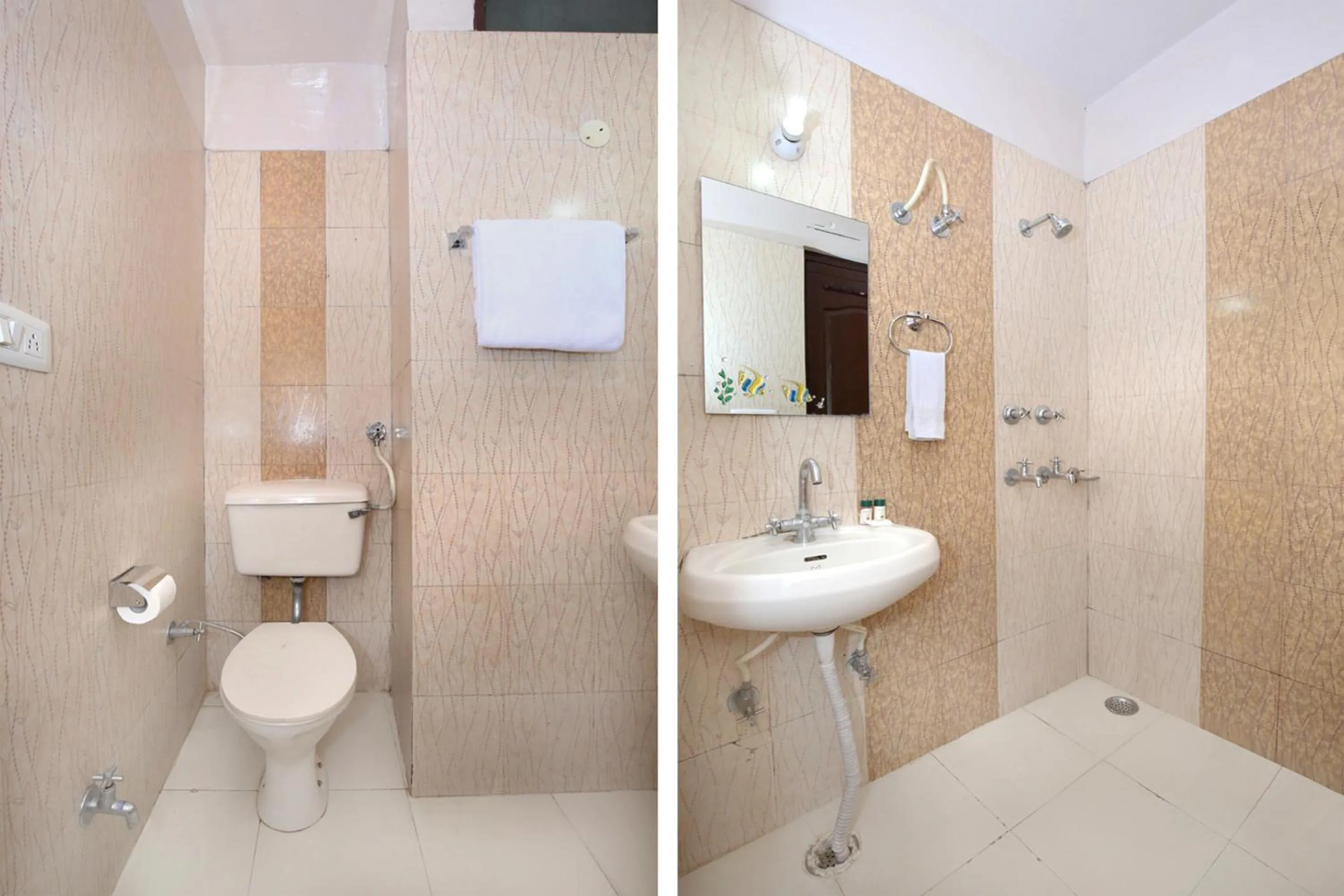 Bathroom in Hotel O Sangam 45