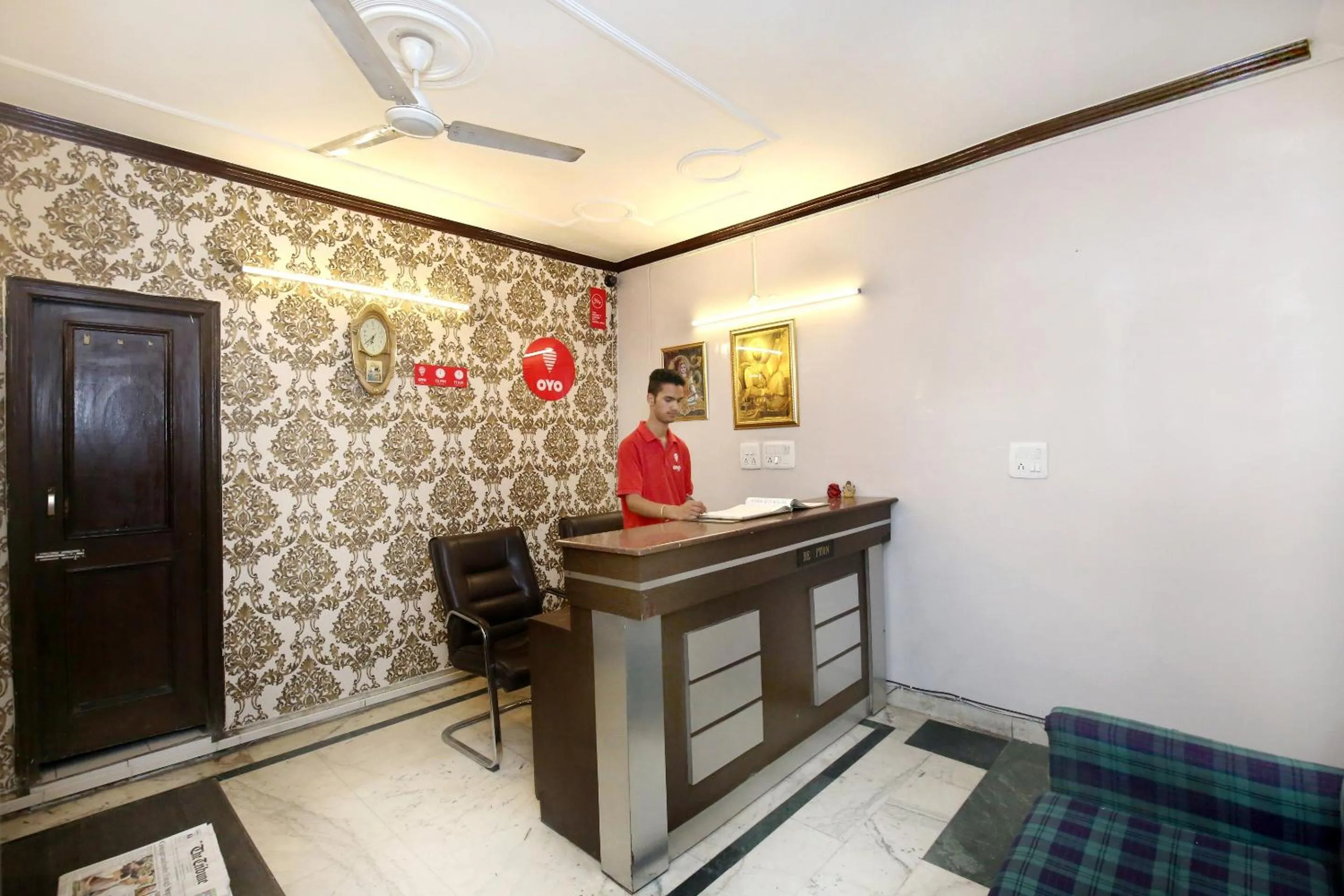Lobby or reception in Hotel O Sangam 45