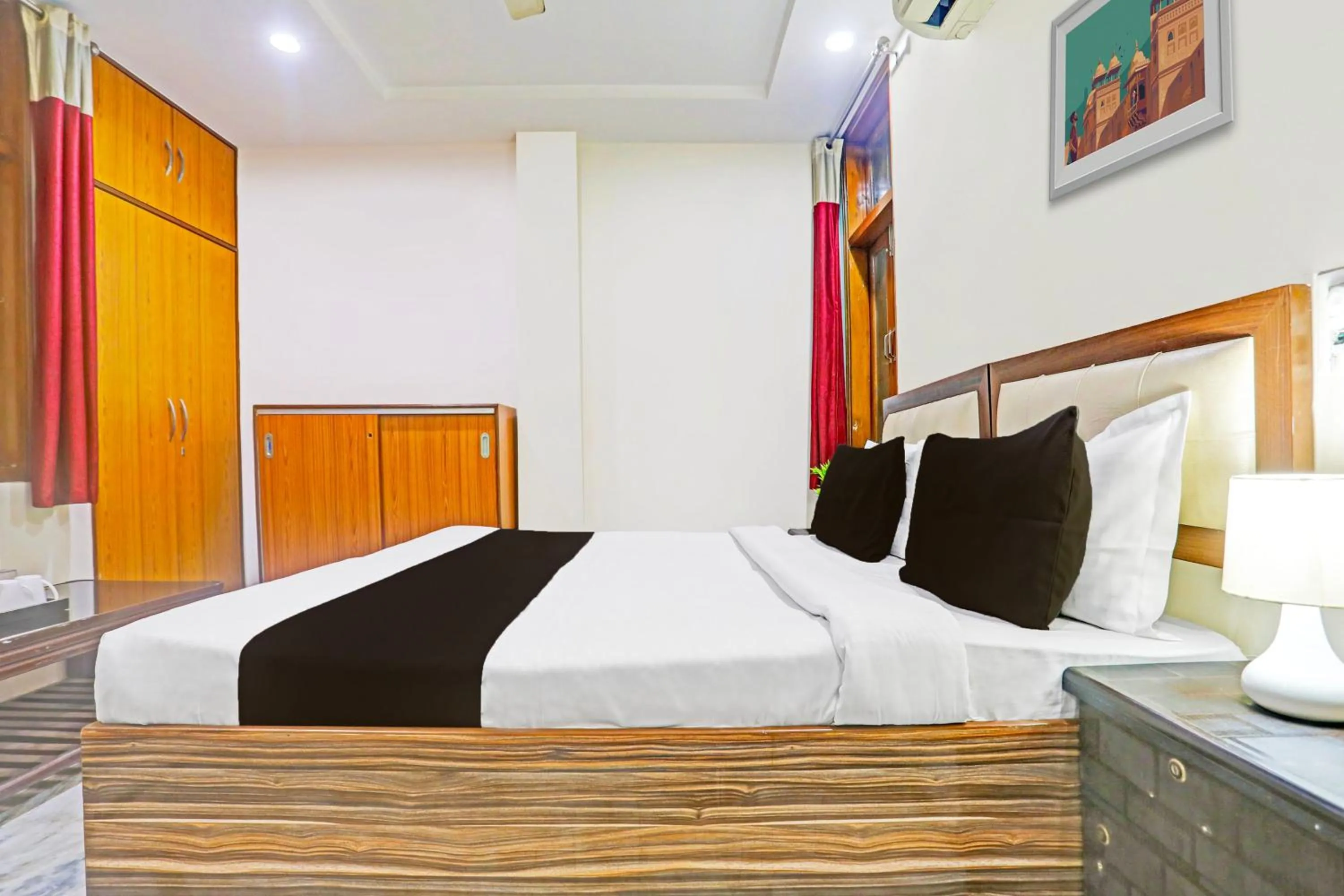 Bedroom, Bed in HOTEL O KRISHNA VILLA