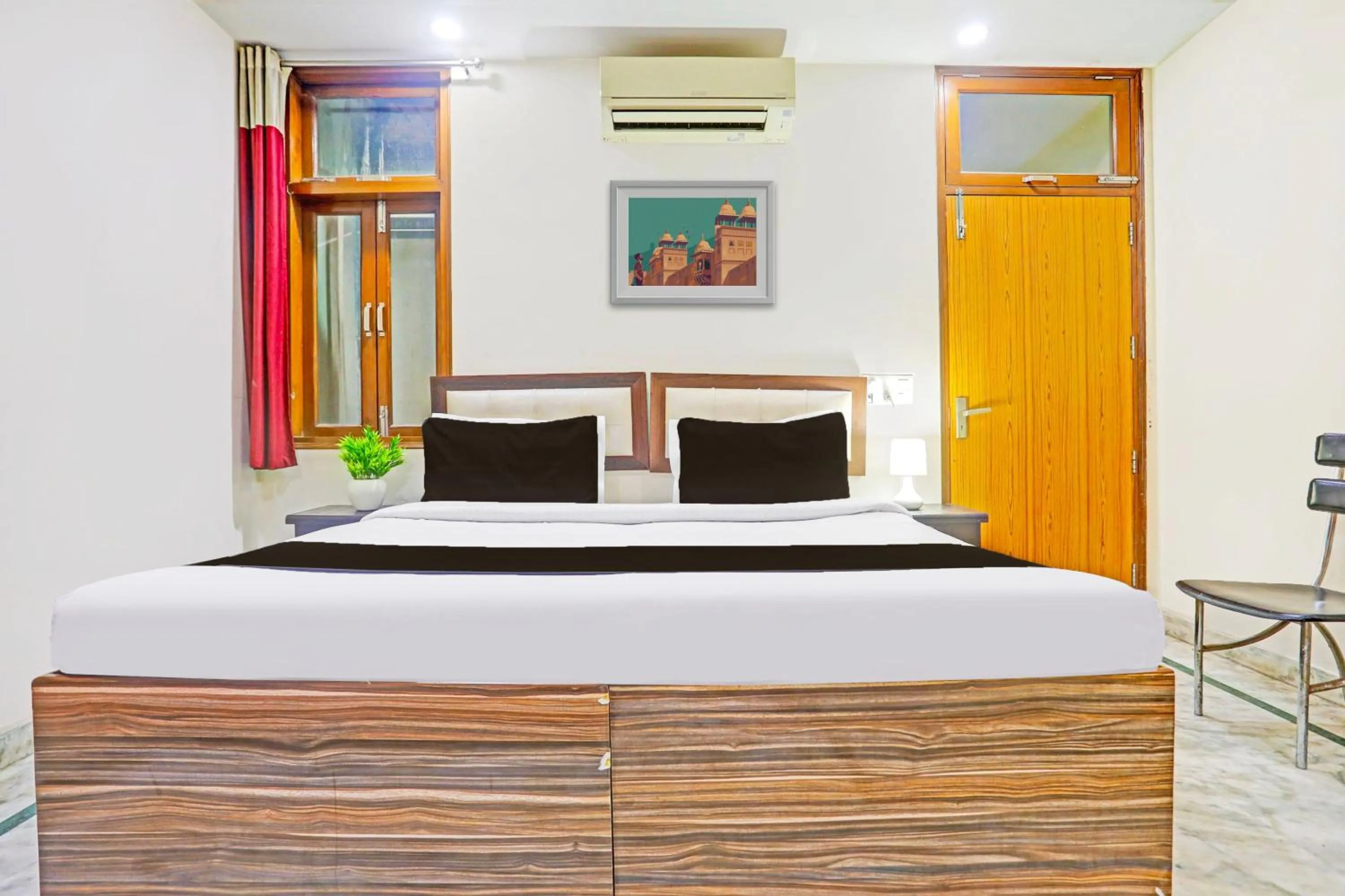 Bedroom, Bed in HOTEL O KRISHNA VILLA