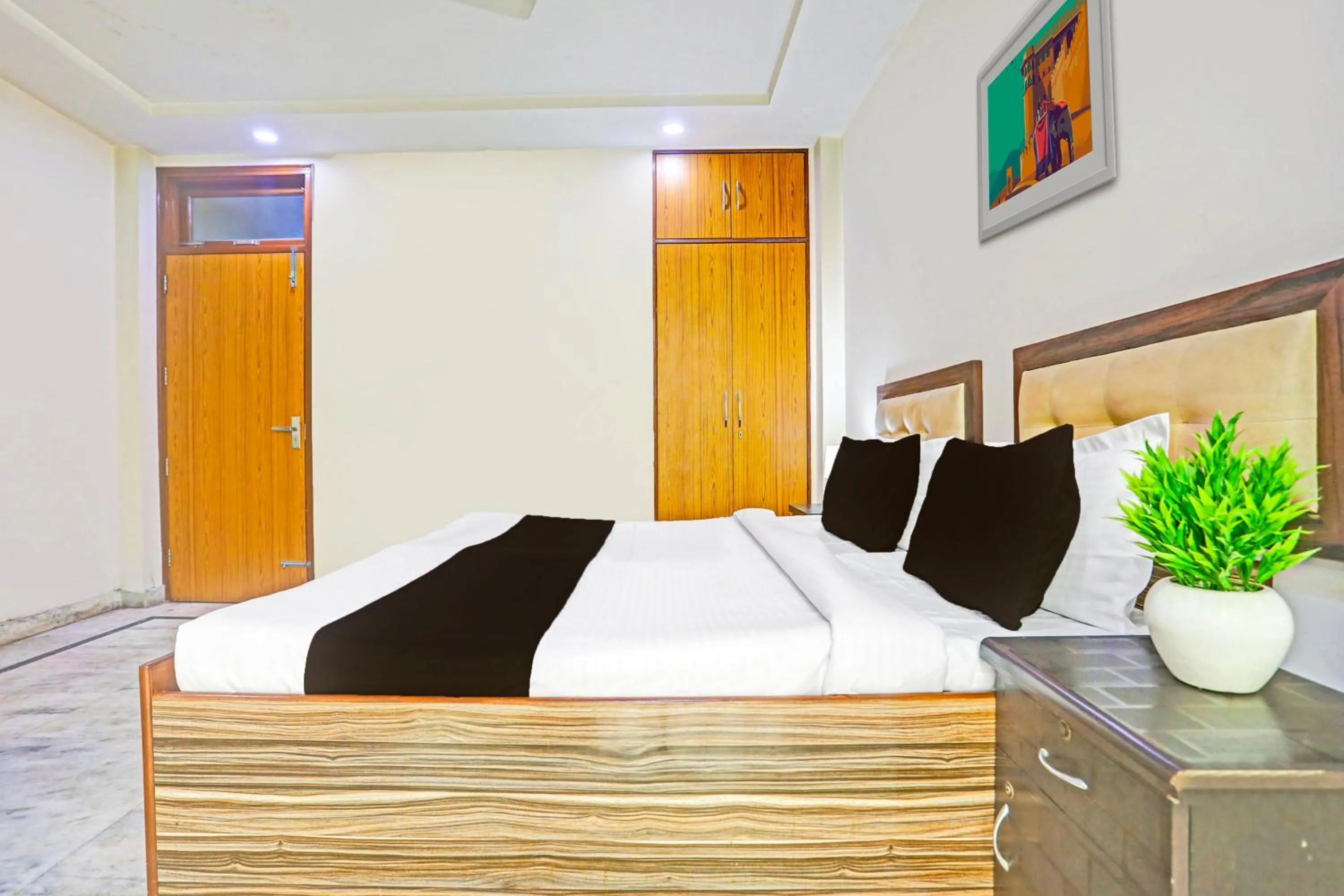 Lobby or reception, Bed in HOTEL O KRISHNA VILLA