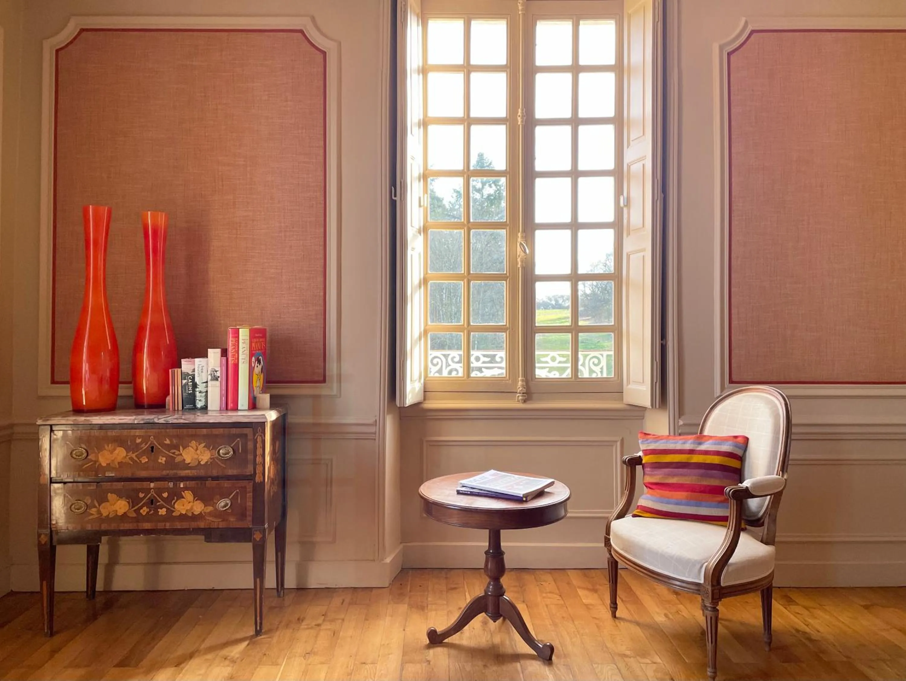 Decorative detail in Château de la Huberdière