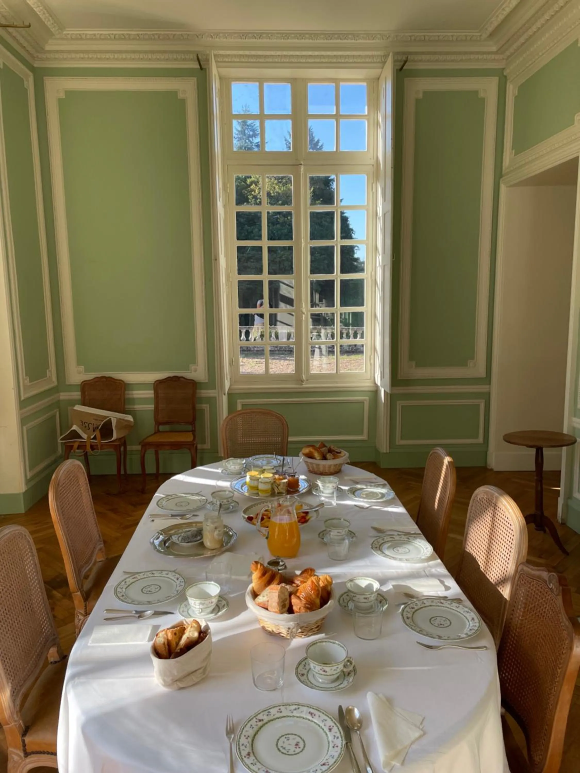 Living room in Château de la Huberdière