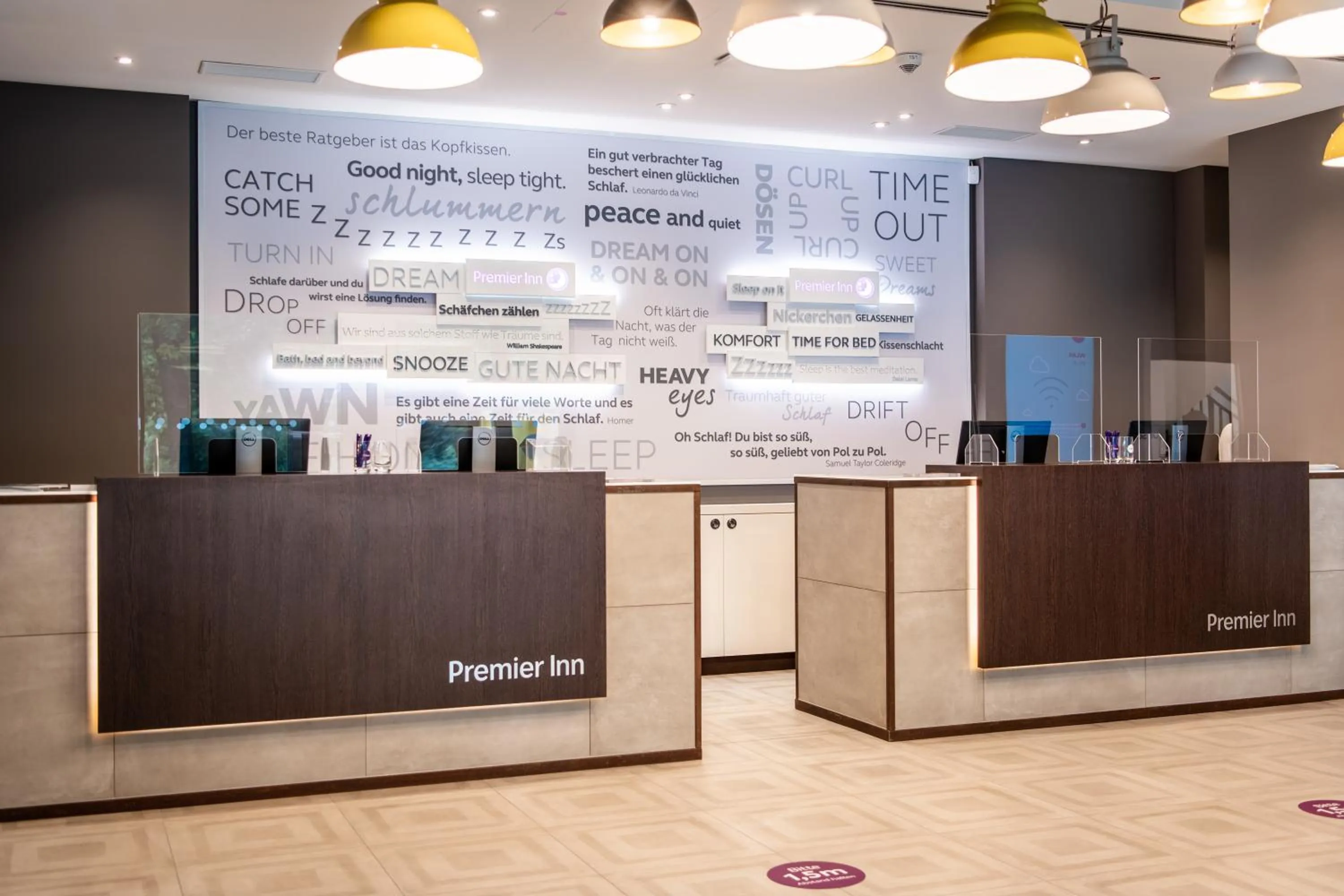 Lobby or reception in Premier Inn Leipzig City Oper