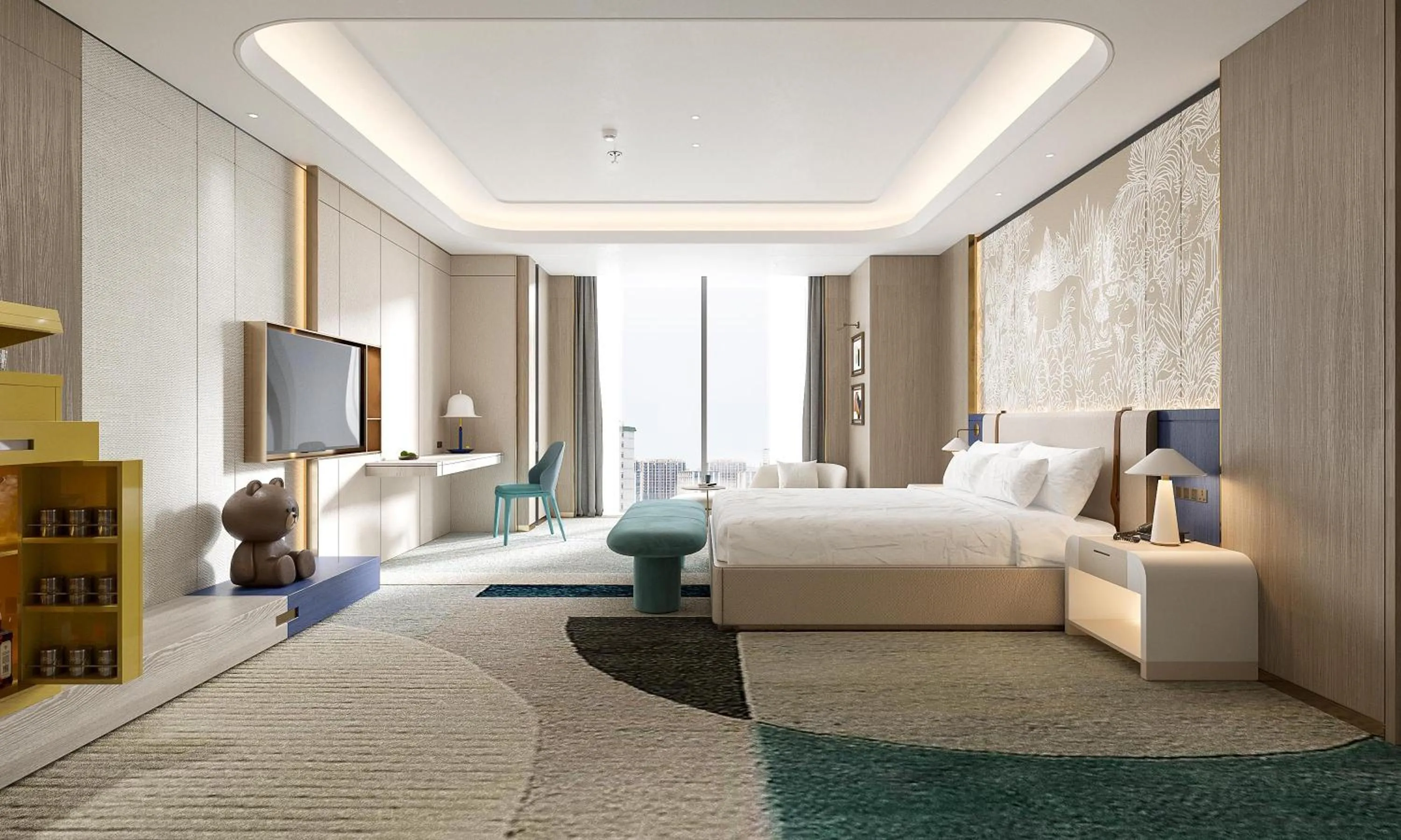 Bed in Wingate by Wyndham Kunming Airport