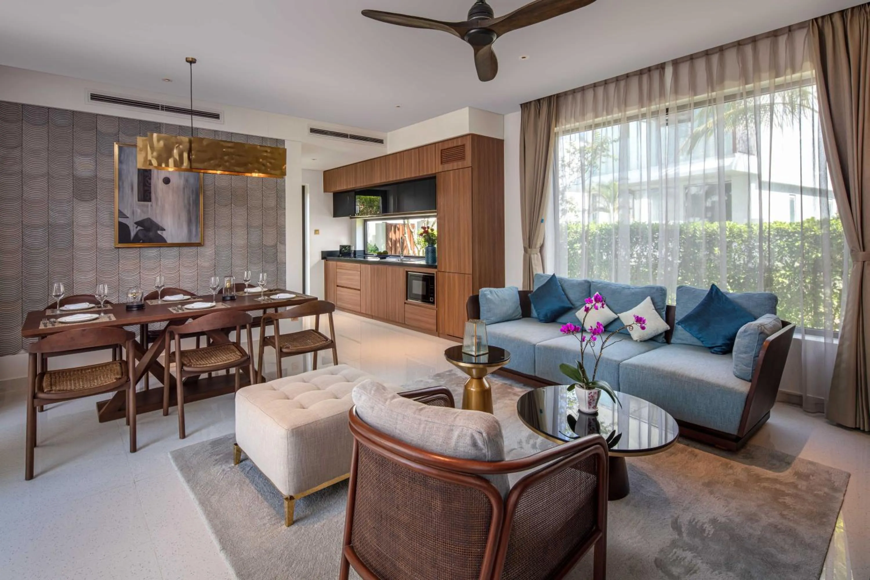 Kitchen or kitchenette in Wyndham Hoi An Royal Beachfront Resort & Villas