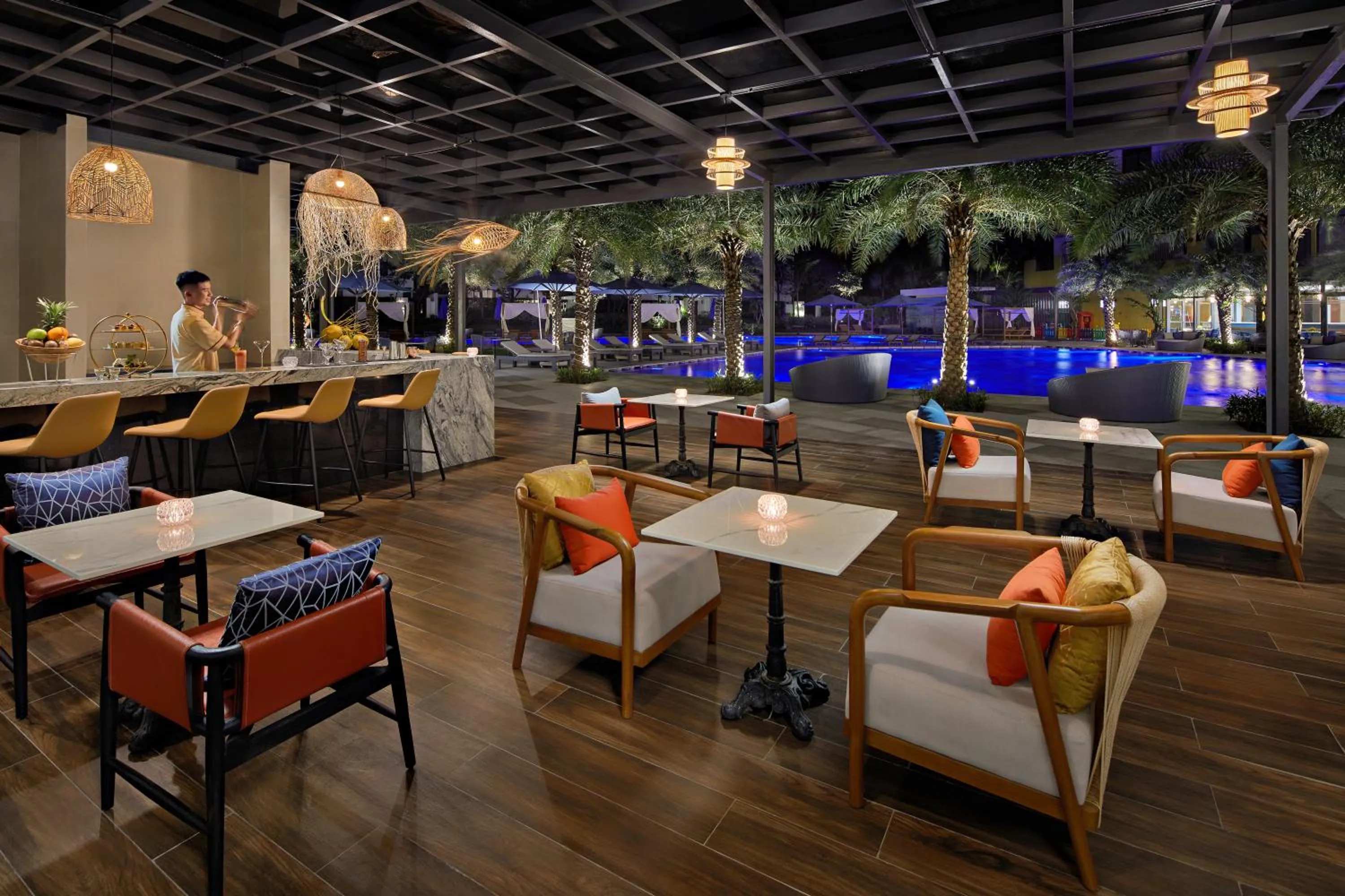 Lounge or bar in Wyndham Hoi An Royal Beachfront Resort & Villas
