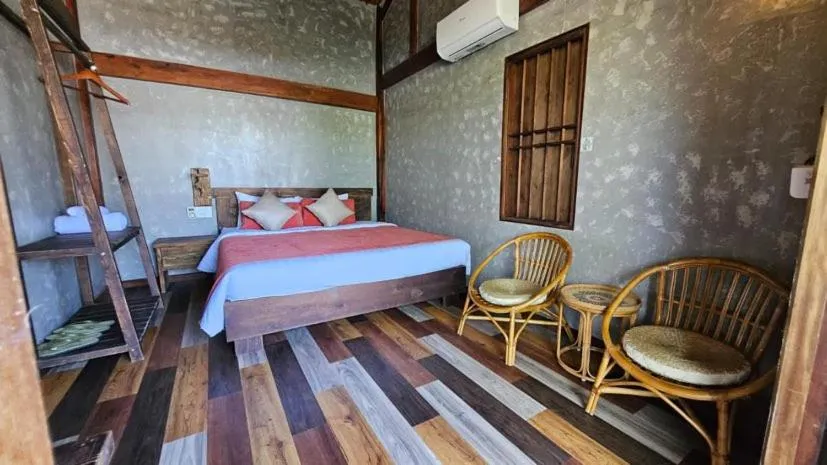 Bed in Winhouse An Bang Boutique Inn & Lounge