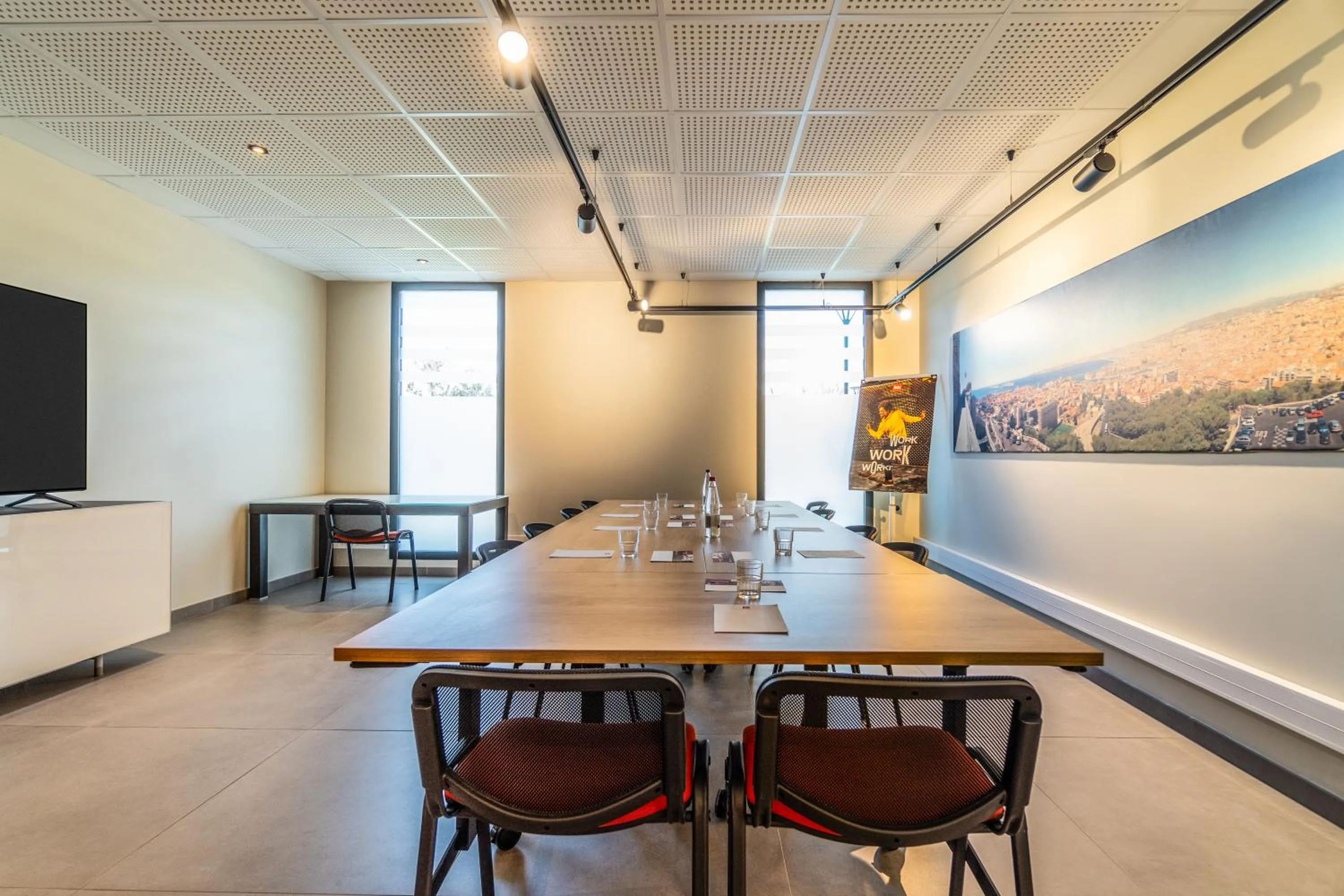 Seating area in Ibis Marseille Marignane Technopole