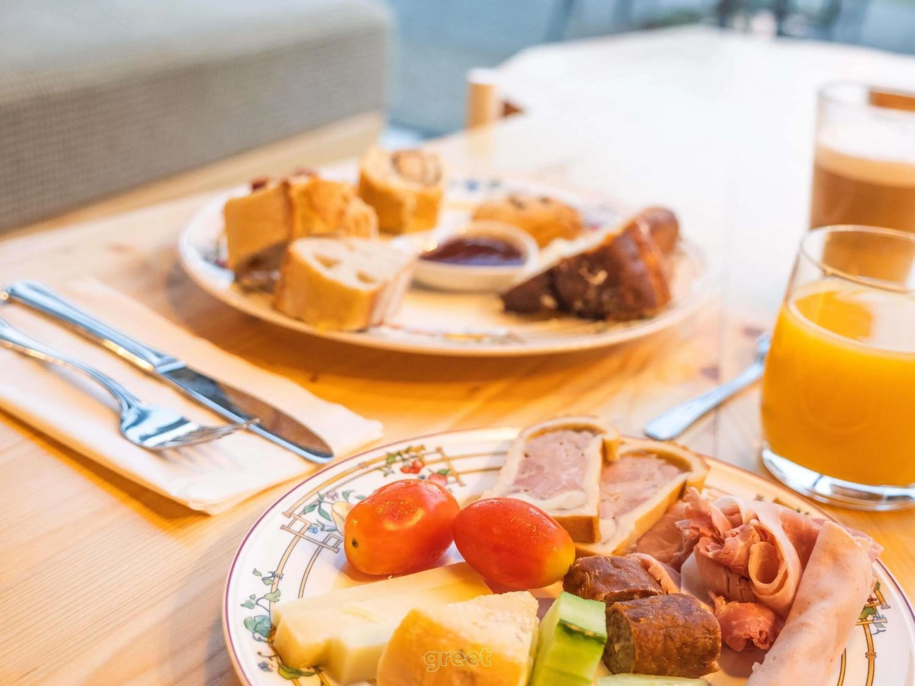 Breakfast in greet hotel Cernay Mulhouse