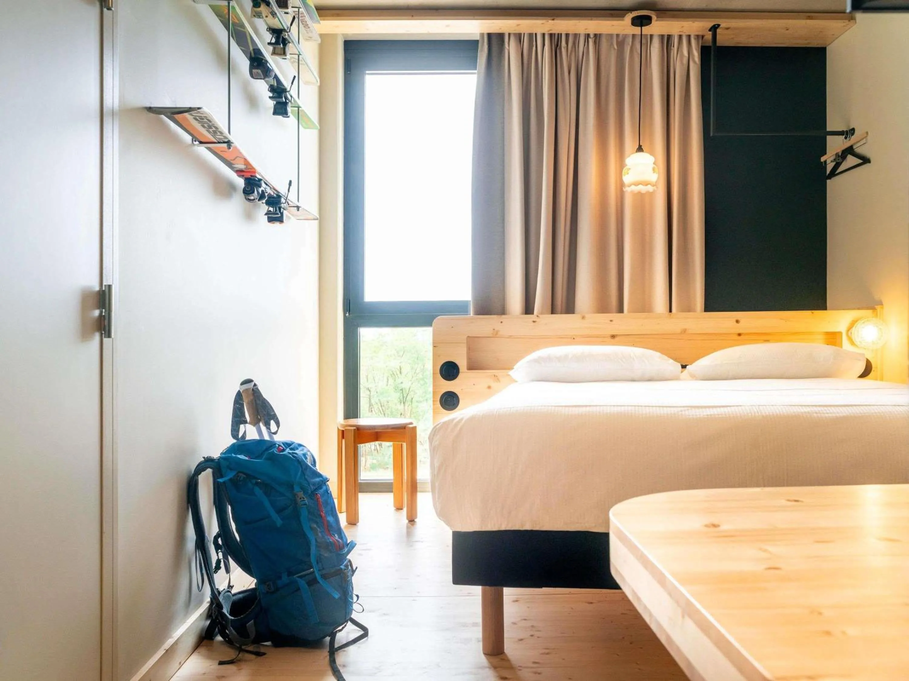 Bedroom, Bed in greet hotel Cernay Mulhouse