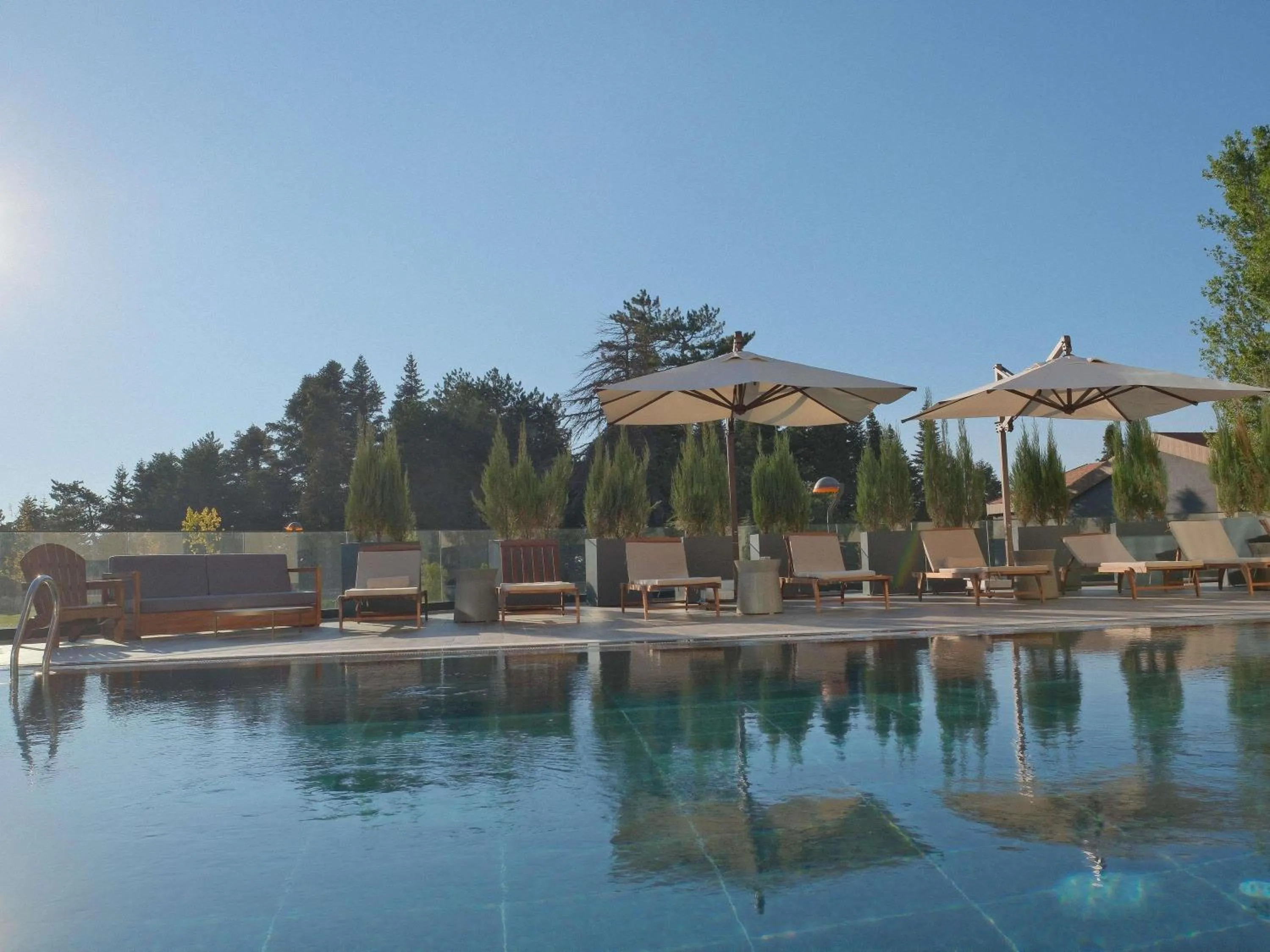 Pool view in Swissotel Uludag Bursa