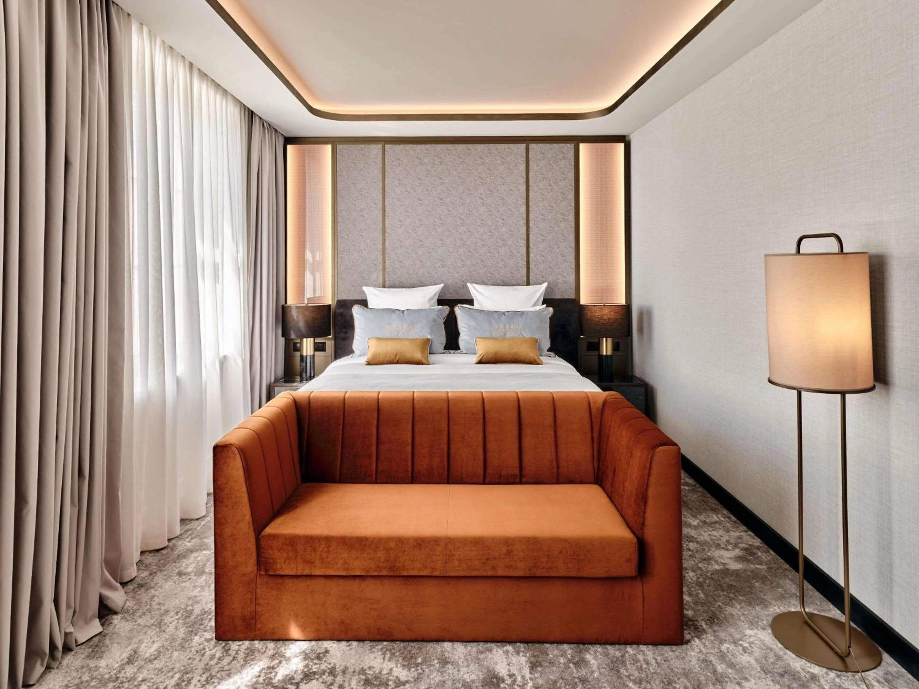 Bedroom, Bed in The Crown Krakow Center - Handwritten Collection ACCOR